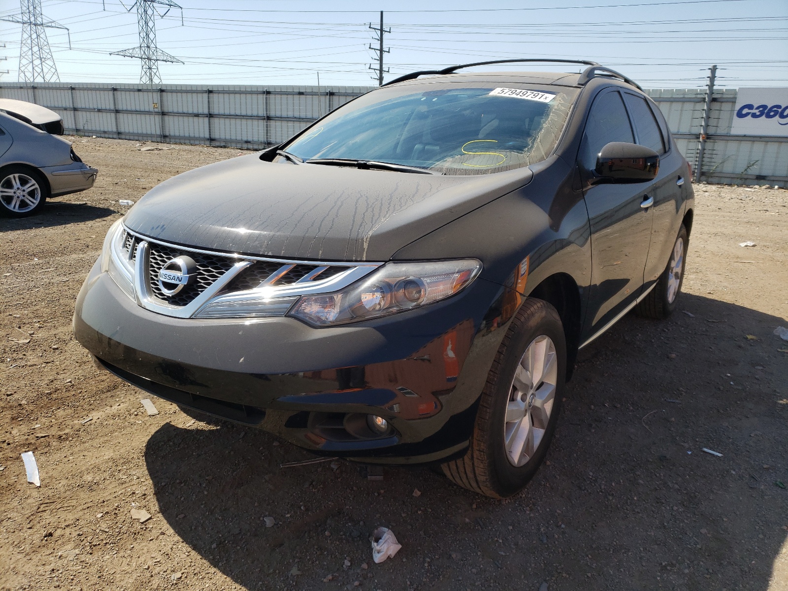 Photo 2 from auction – 2012 NISSAN MURANO S with VIN JN8AZ1MU8CW100463
