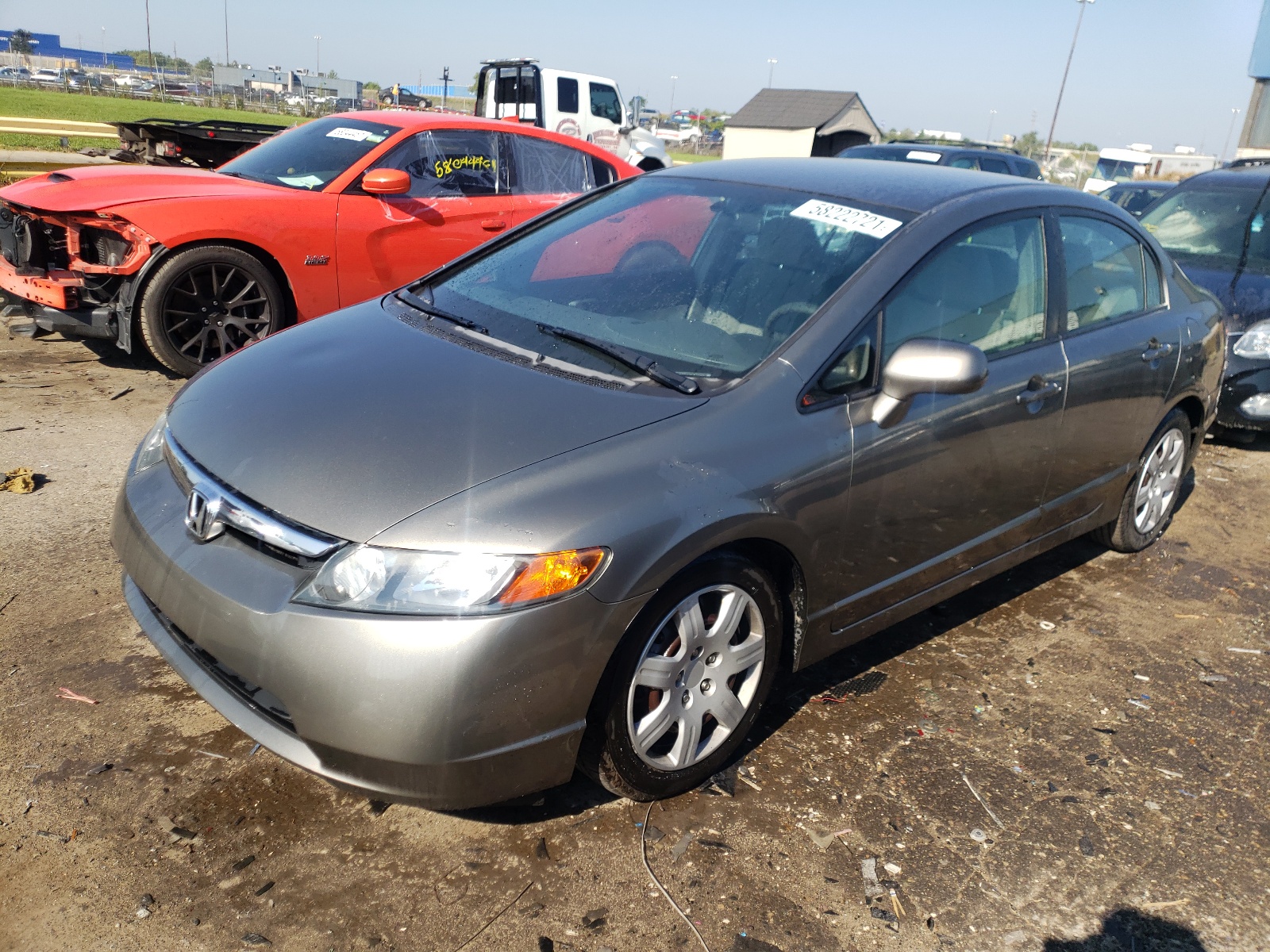 Photo 2 from auction – 2007 HONDA CIVIC LX with VIN 1HGFA16557L110438