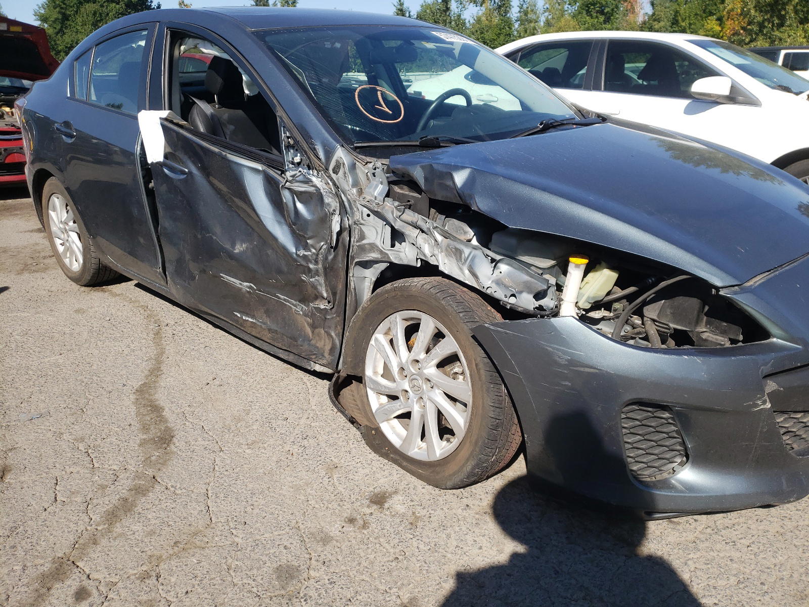 Photo 9 from auction – 2012 MAZDA 3 I with VIN JM1BL1W88C1649451