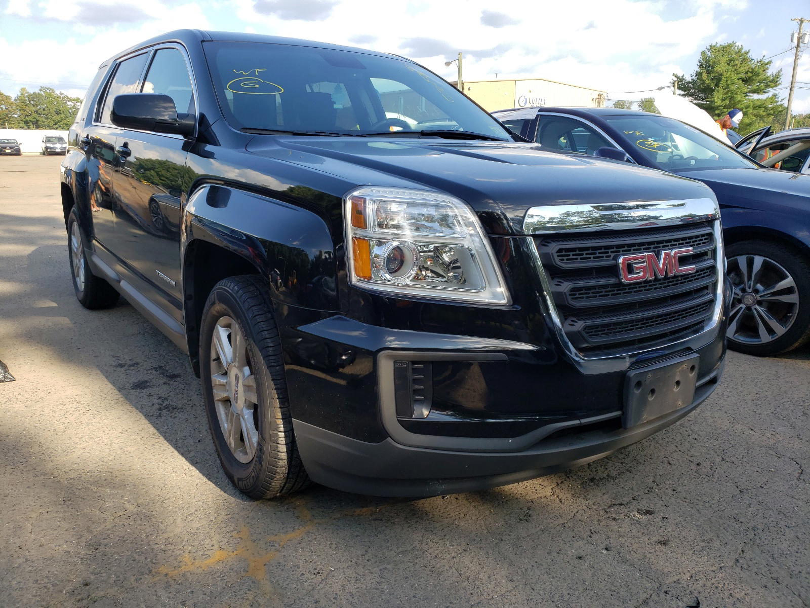 GMC TERRAIN SL 2016 with VIN 2GKALMEK4G6216789 - Photo from auction
