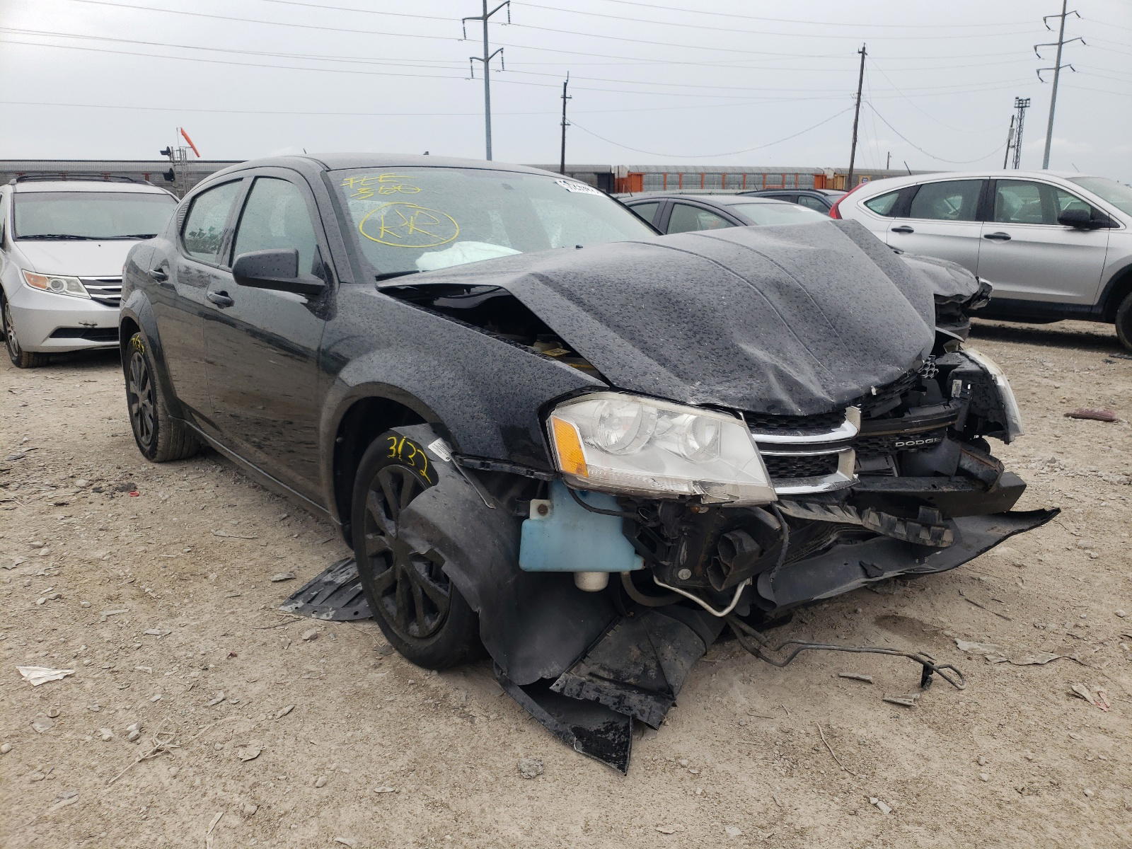 DODGE AVENGER SE 2012 with VIN 1C3CDZABXCN114959 - Photo from auction