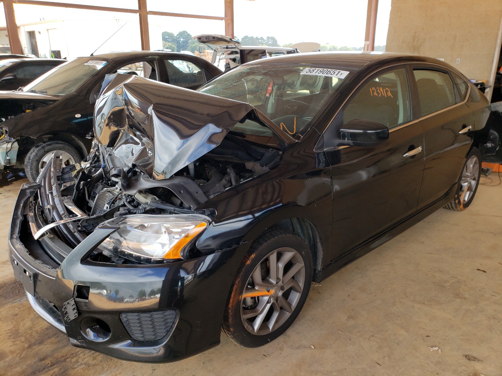 Photo 2 from auction – 2013 NISSAN SENTRA S with VIN 3N1AB7AP1DL684491