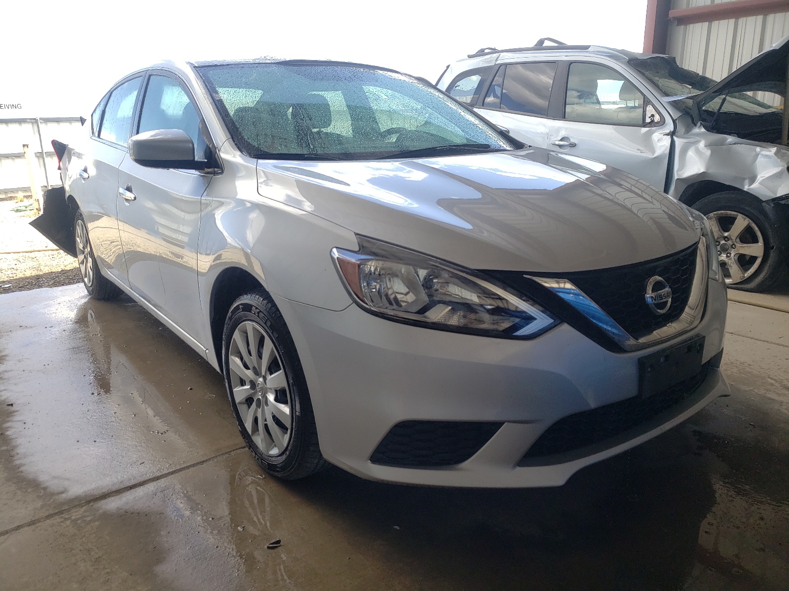 NISSAN SENTRA S 2018 with VIN 3N1AB7AP7JY327699 - Photo from auction