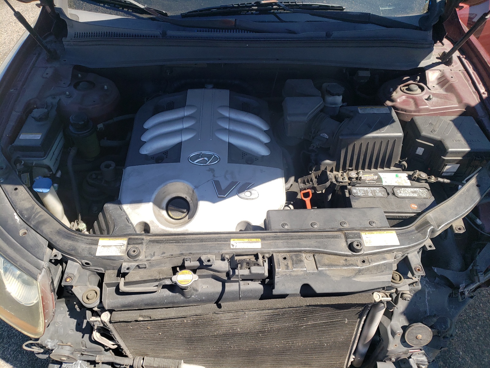 Photo 7 from auction – 2007 HYUNDAI SANTA FE S with VIN 5NMSH13E27H006472