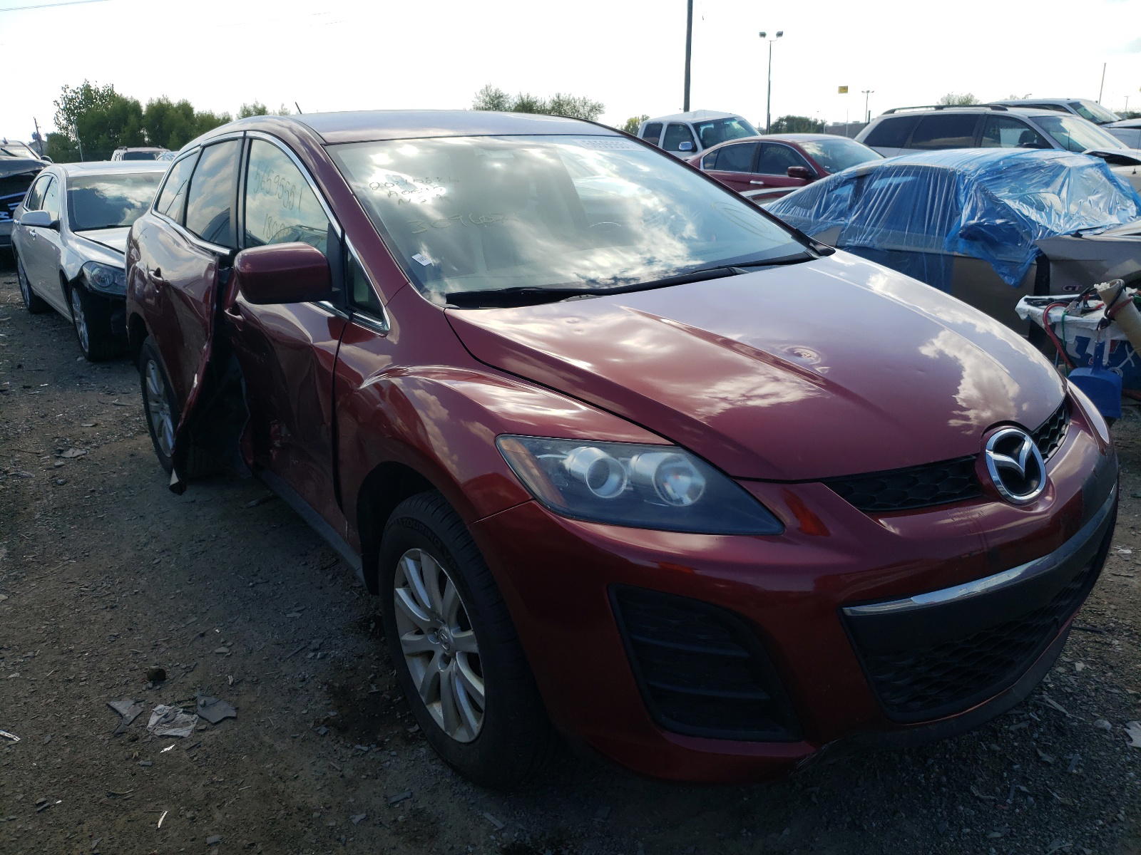 MAZDA CX-7 2010 with VIN JM3ER2W5XA0309607 - Photo from auction