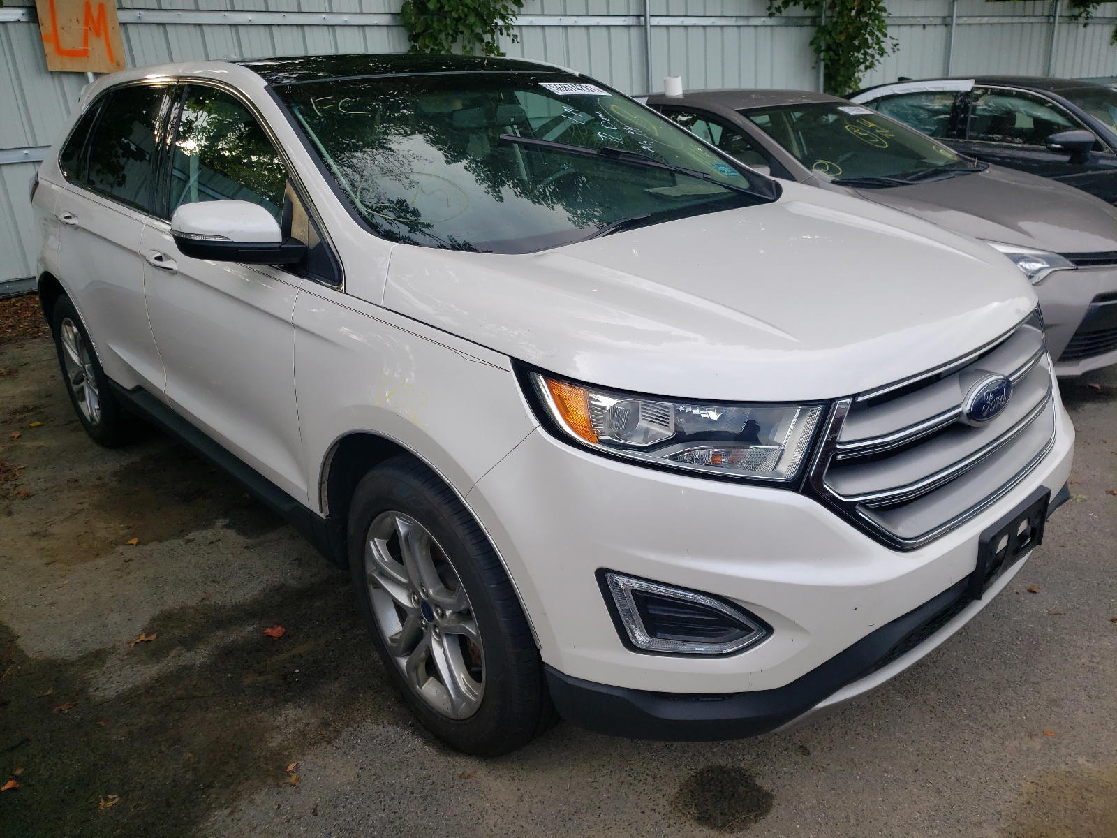 FORD EDGE TITAN 2015 with VIN 2FMTK4K8XFBB68166 - Photo from auction