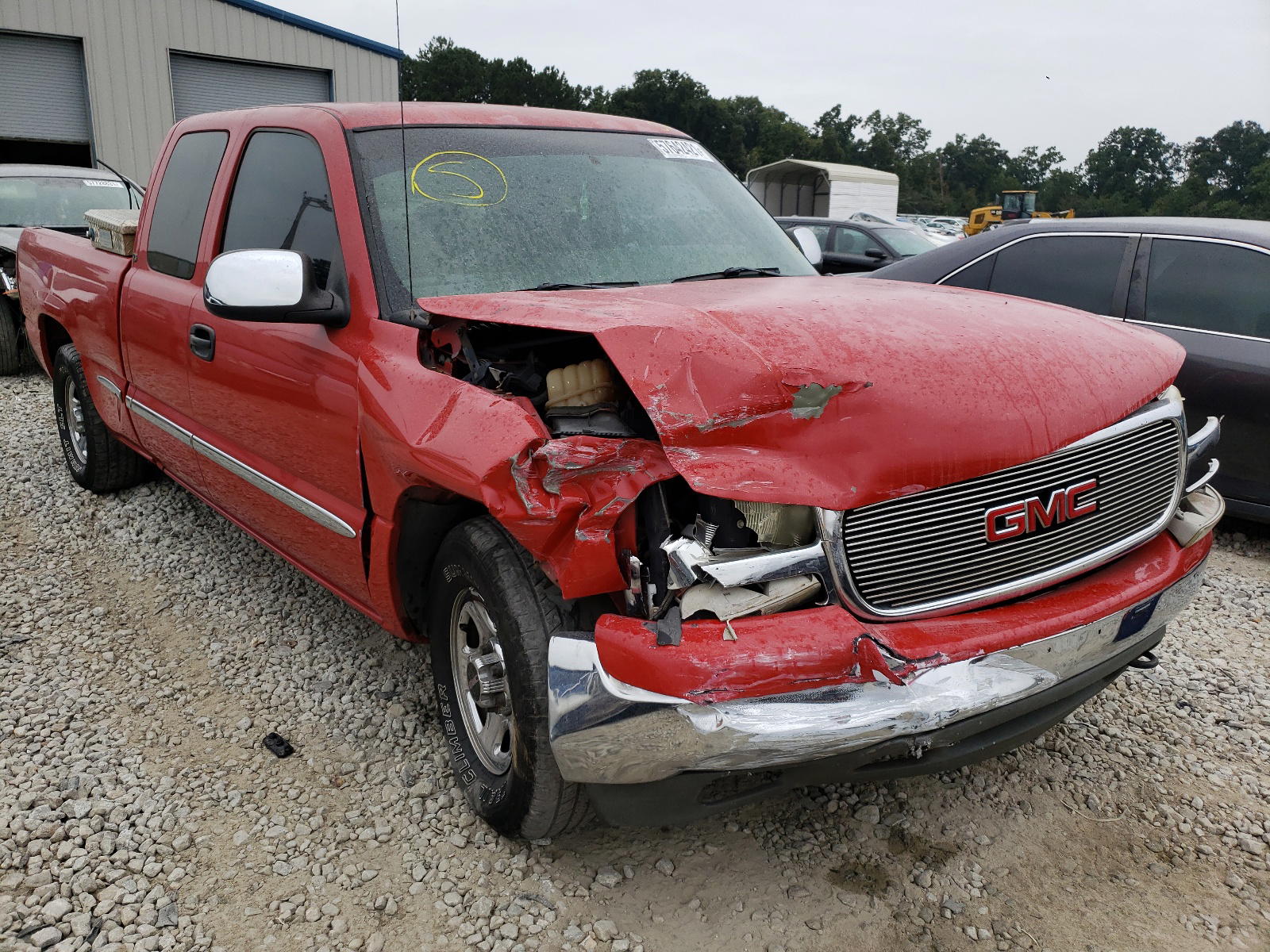 GMC NEW SIERRA 2002 with VIN 2GTEC19V221324124 - Photo from auction