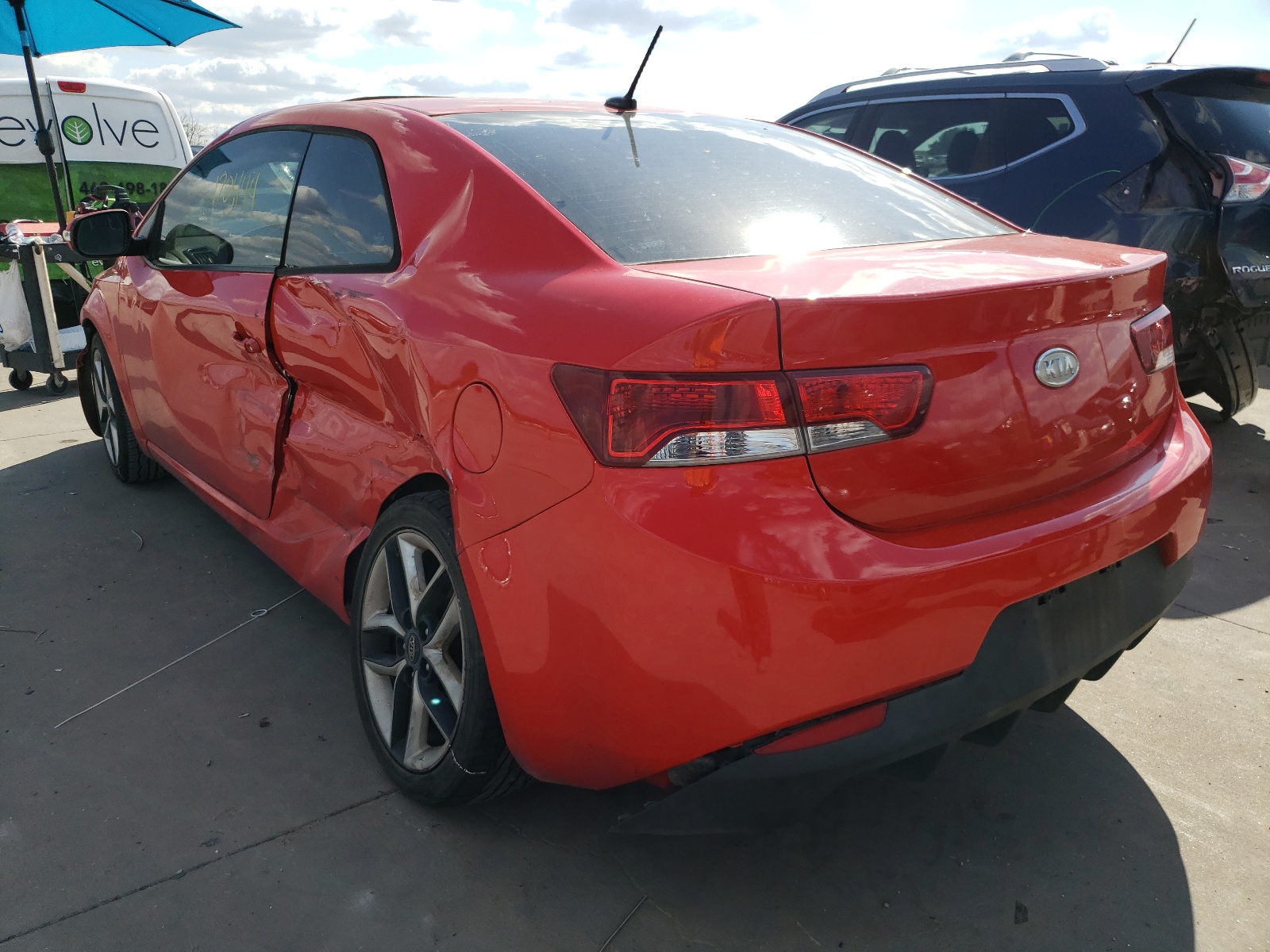 Photo 3 from auction – 2010 KIA FORTE SX with VIN KNAFW6A37A5130248