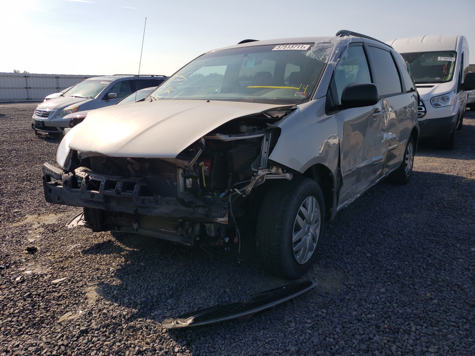 Photo 2 from auction – 2007 TOYOTA SIENNA CE with VIN 5TDZK23CX7S050155