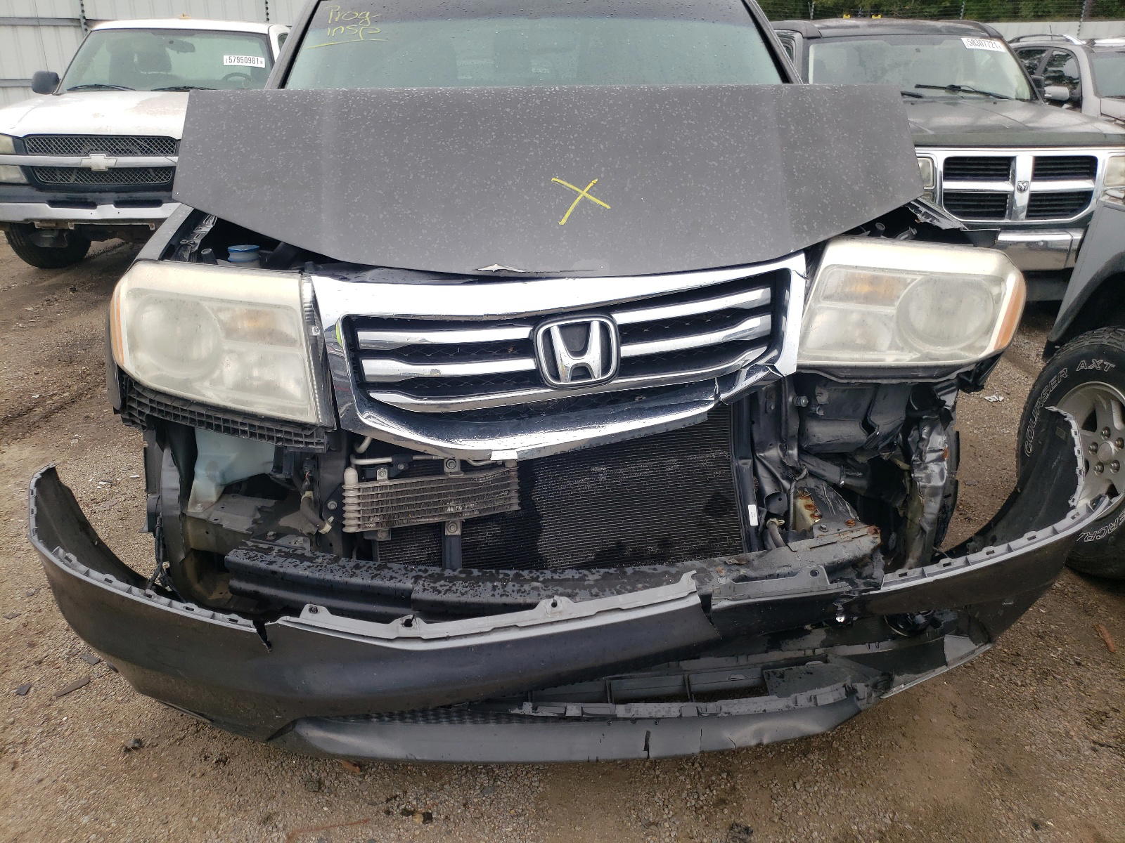 Photo 7 from auction – 2013 HONDA PILOT TOUR with VIN 5FNYF4H99DB076593