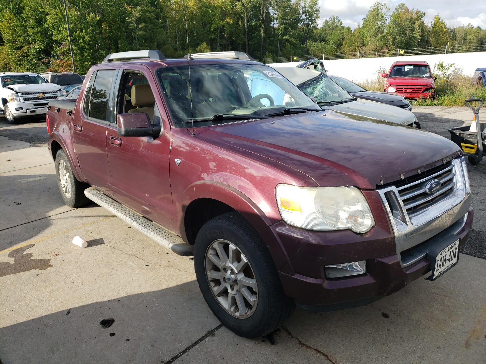 FORD EXPLORER S 2007 with VIN 1FMEU53887UA00853 - Photo from auction