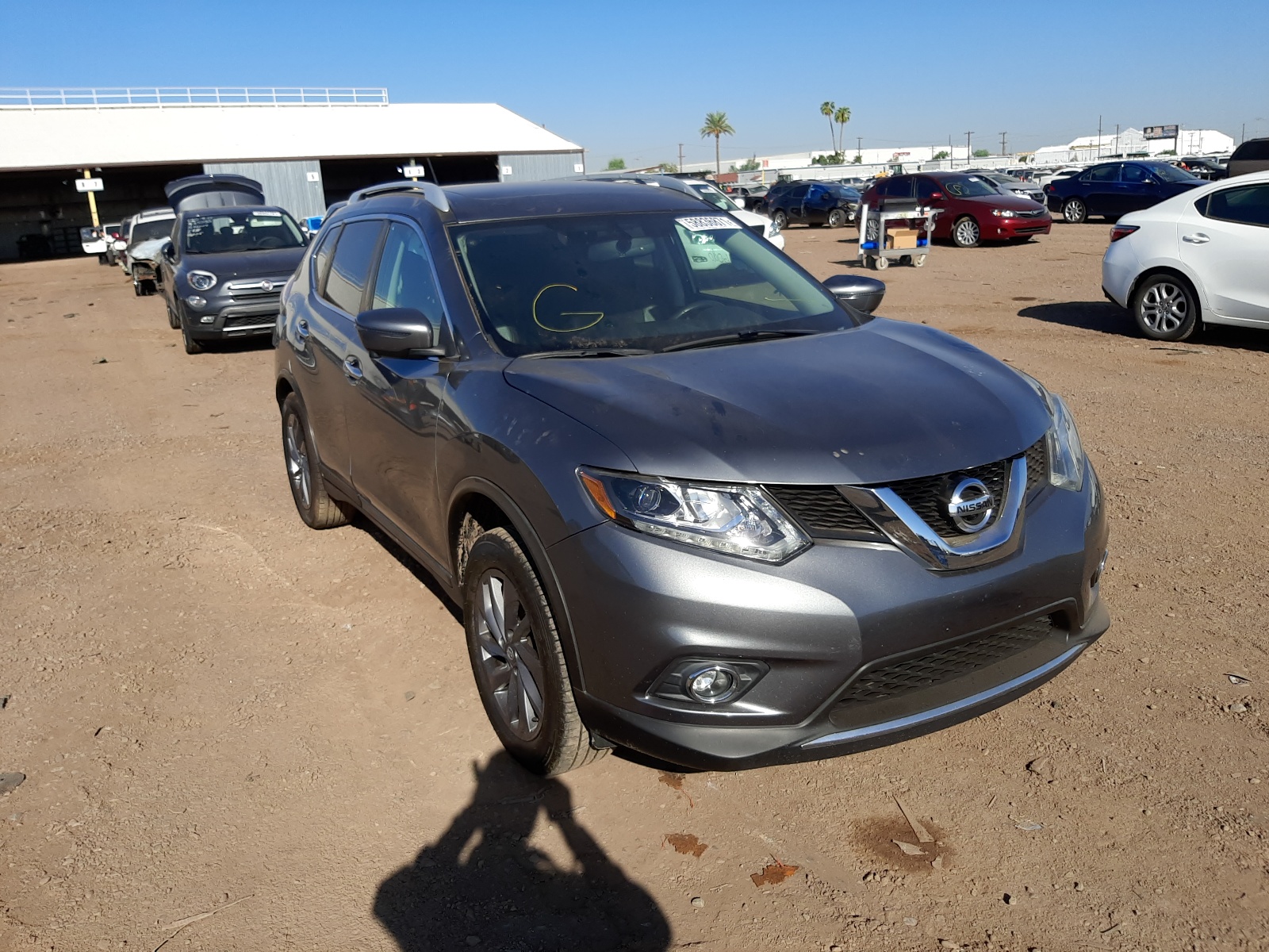NISSAN ROGUE S 2016 with VIN 5N1AT2MT1GC831958 - Photo from auction