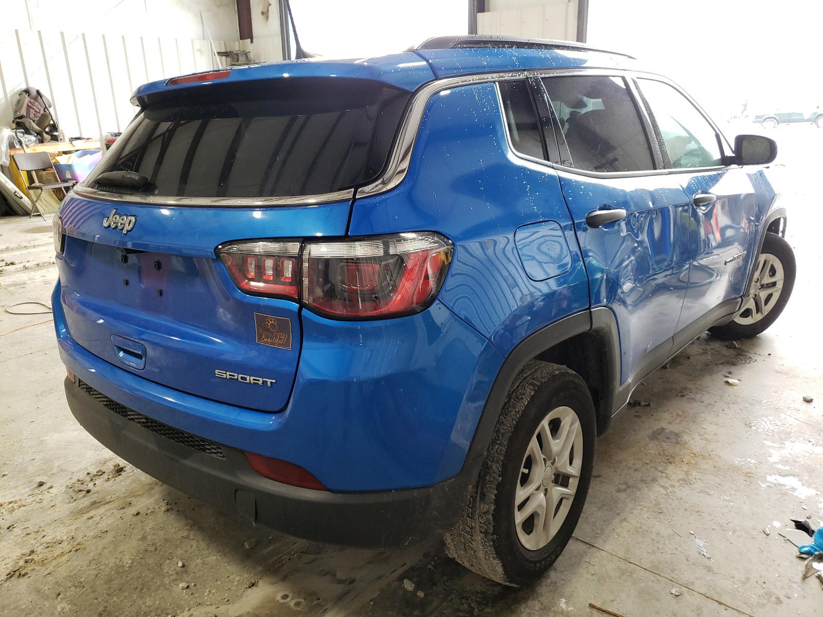 Photo 4 from auction – 2021 JEEP COMPASS SP with VIN 3C4NJCAB5MT508512