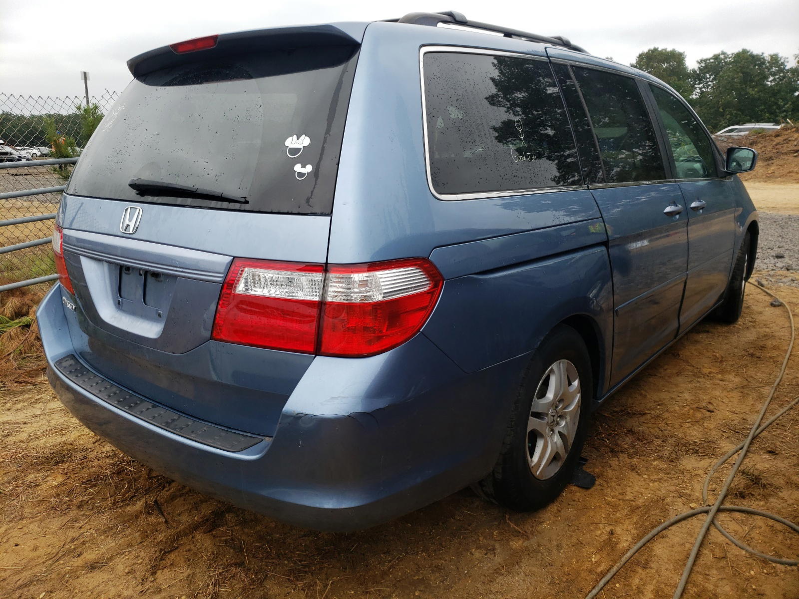 Photo 4 from auction – 2007 HONDA ODYSSEY EX with VIN 5FNRL38457B093522
