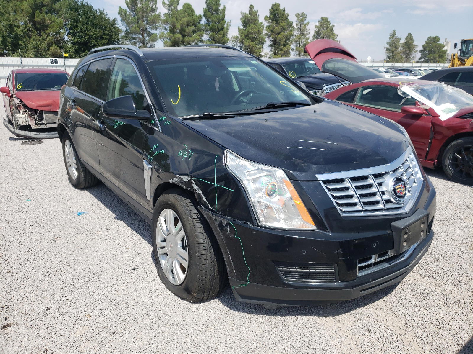CADILLAC SRX 2015 with VIN 3GYFNBE36FS510147 - Photo from auction