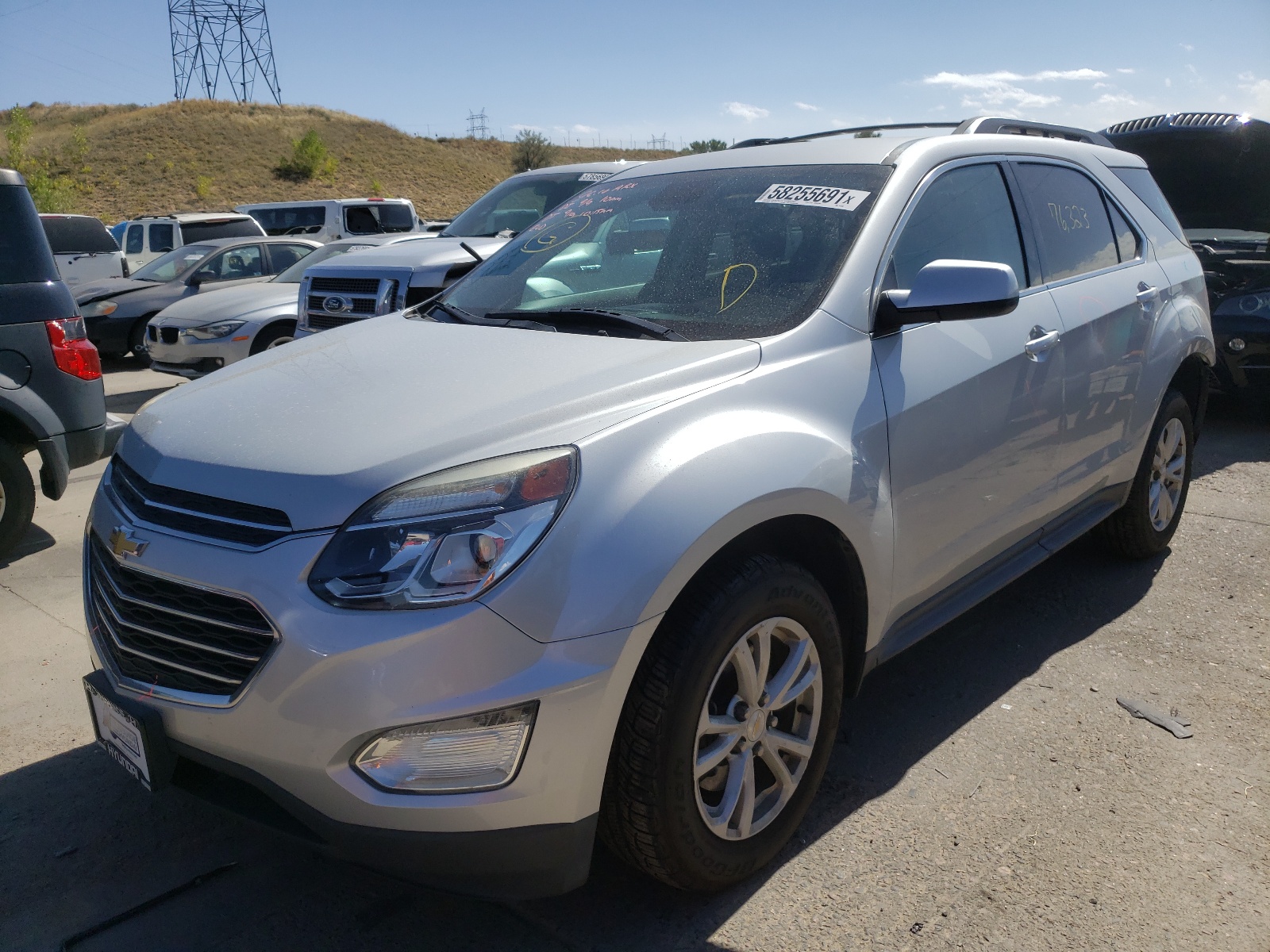 Photo 2 from auction – 2016 CHEVROLET EQUINOX LT with VIN 2GNFLFEKXG6243208