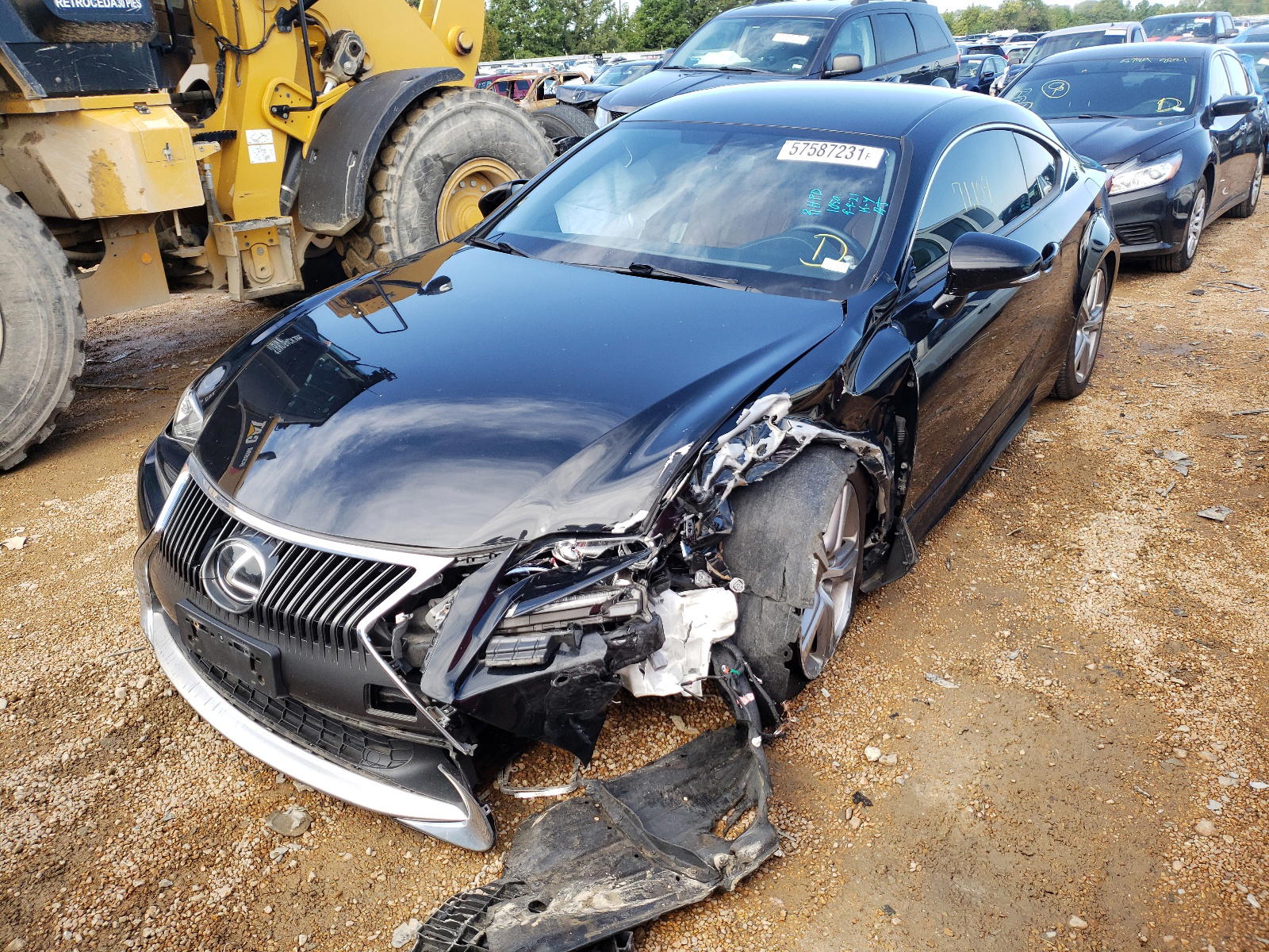 Photo 2 from auction – 2015 LEXUS RC 350 with VIN JTHSE5BC9F5000460
