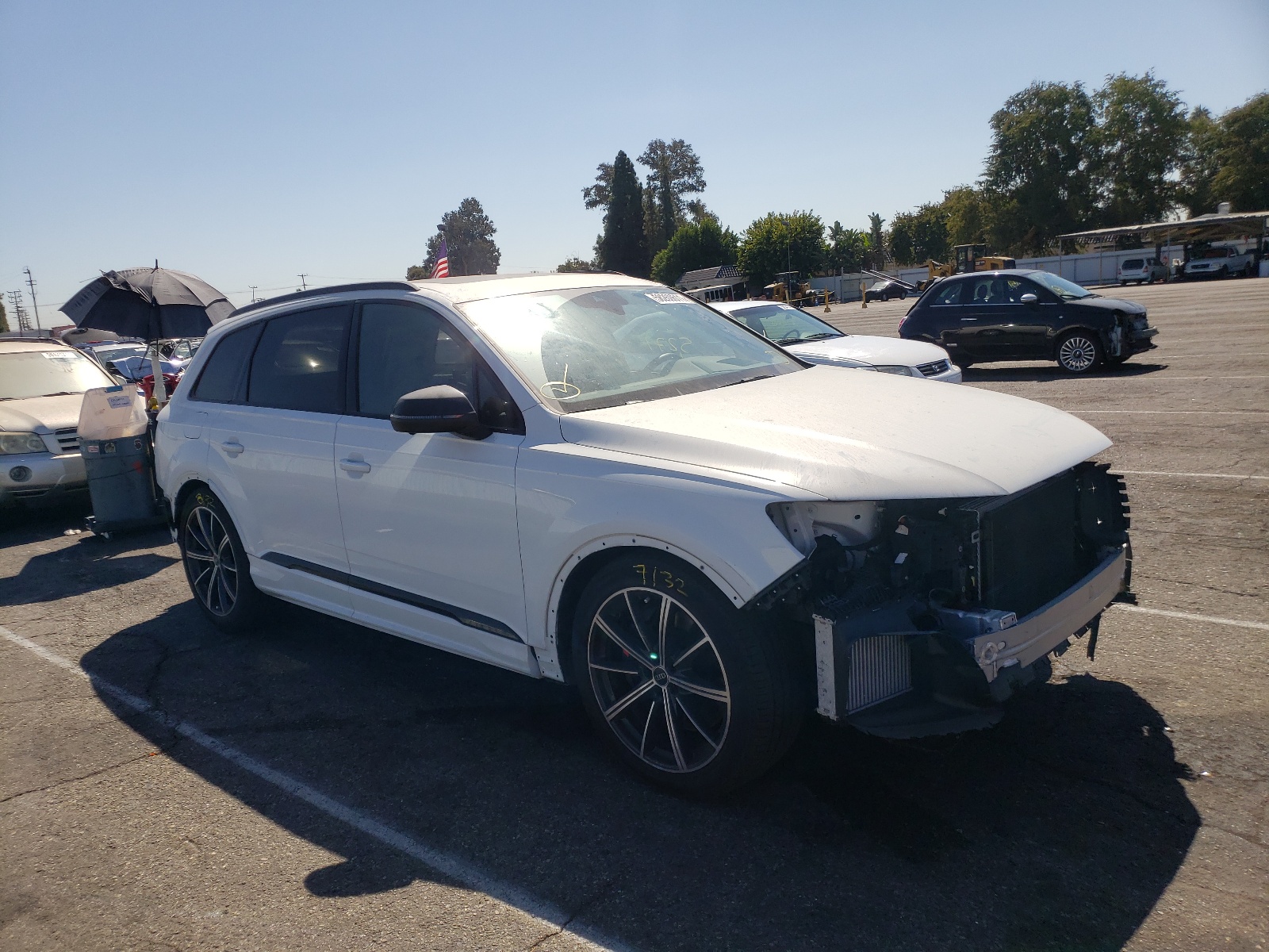 AUDI SQ7 PRESTI 2021 with VIN WA1VWBF75MD015087 - Photo from auction