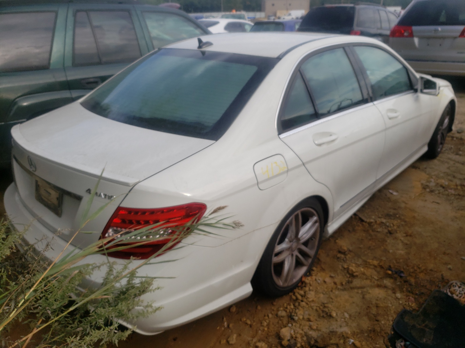 Photo 4 from auction – 2012 MERCEDES-BENZ C 300 4MAT with VIN WDDGF8BB5CA623709