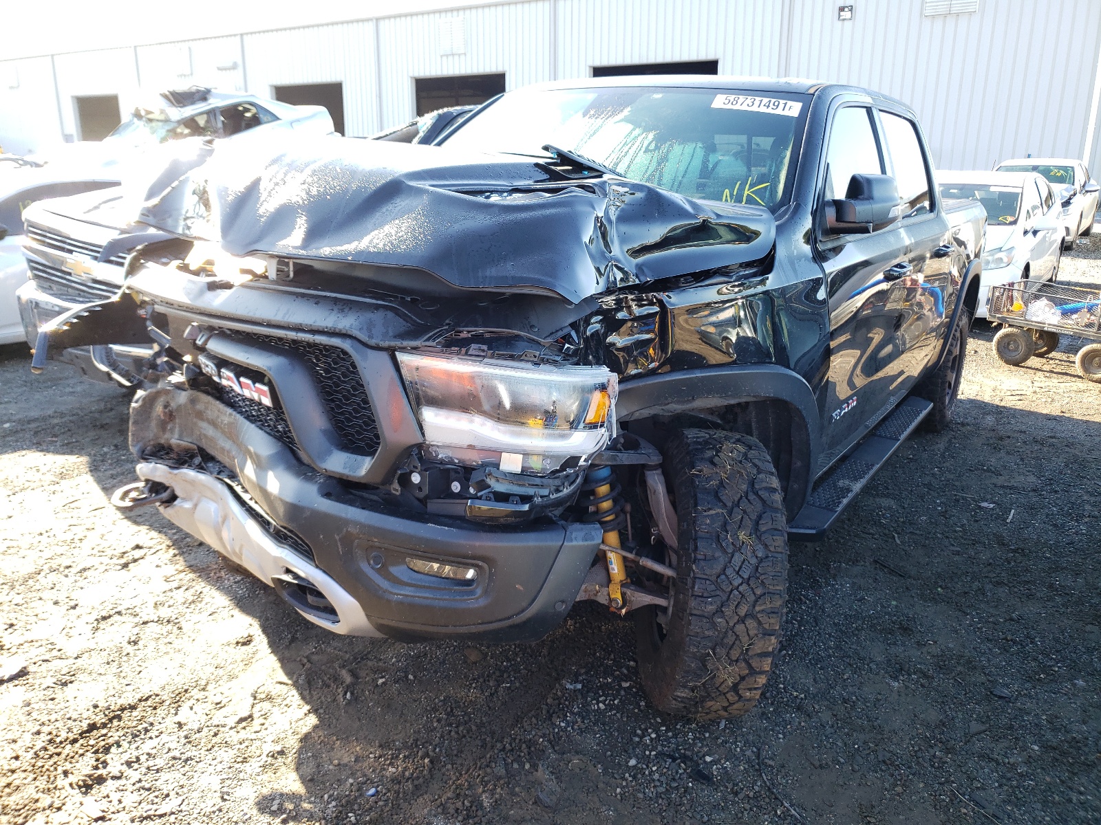 Photo 2 from auction – 2019 RAM 1500 REBEL with VIN 1C6SRFLT8KN903131