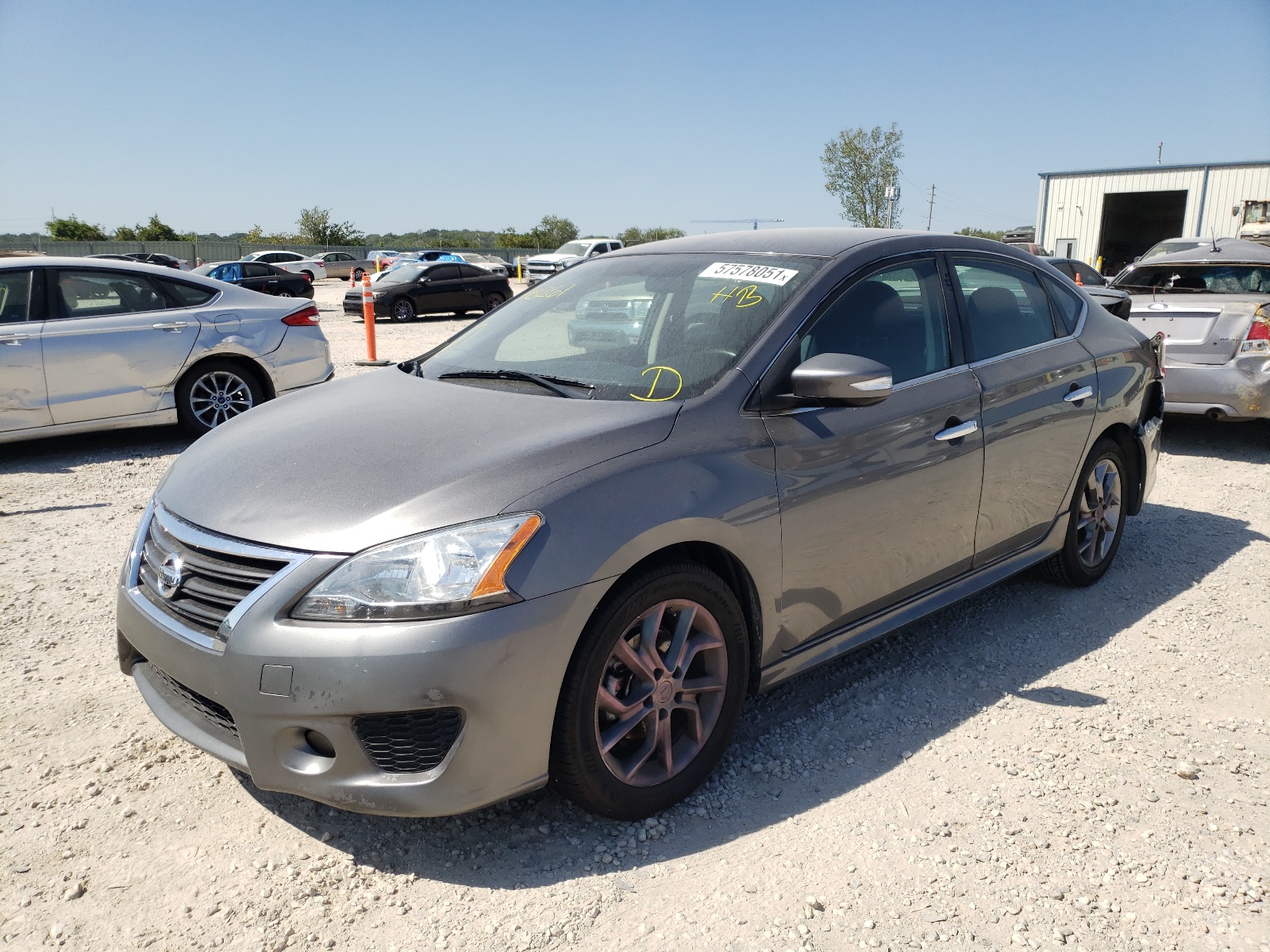 Photo 2 from auction – 2015 NISSAN SENTRA S with VIN 3N1AB7AP5FY258261