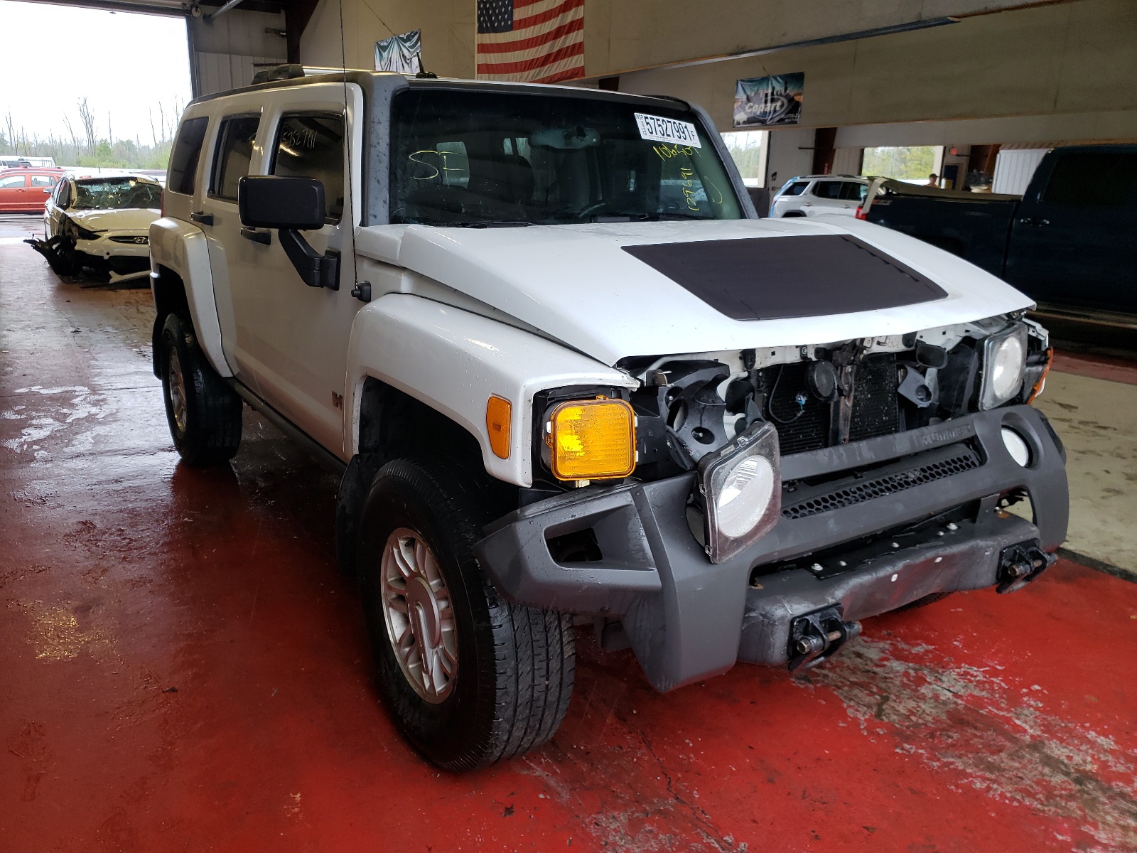 Photo 1 from auction – 2007 HUMMER H3 with VIN 5GTDN13E878106507