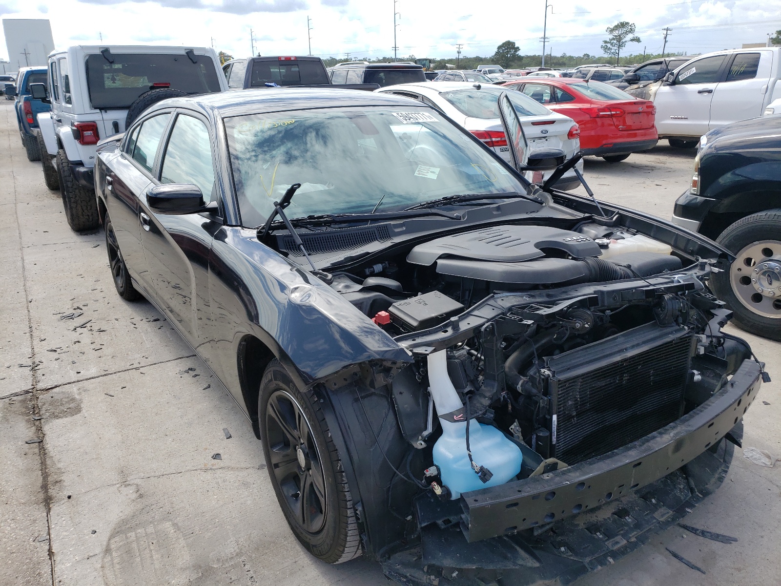 DODGE CHARGER SX 2019 with VIN 2C3CDXBG2KH743606 - Photo from auction