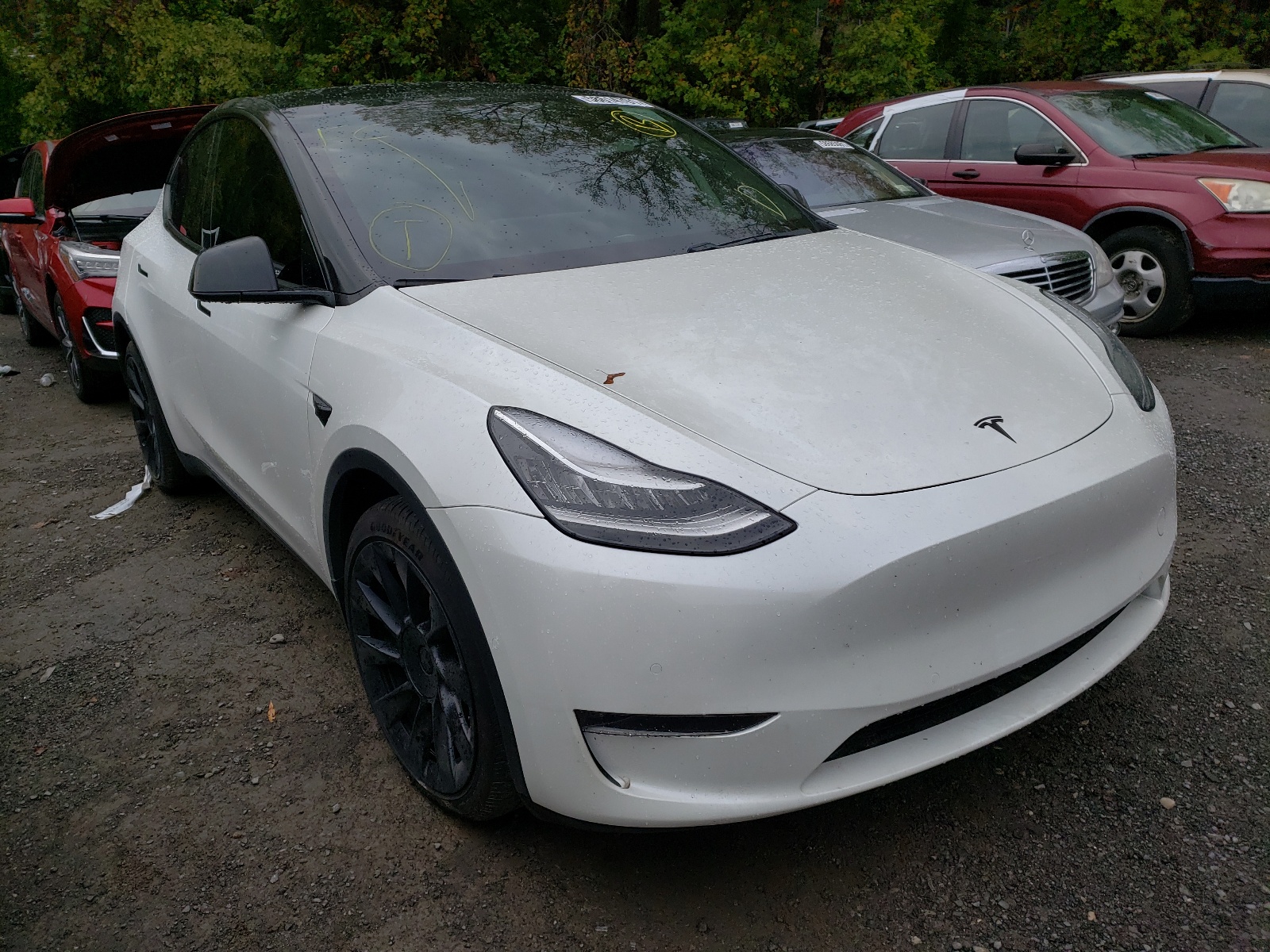 Фото 1 с аукциона – 2020 TESLA MODEL Y с VIN 5YJYGDEE2LF004325