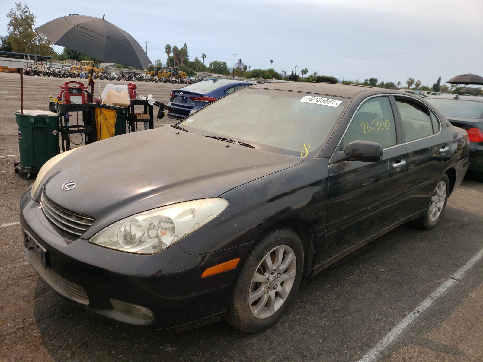 Photo 2 from auction – 2003 LEXUS ES 300 with VIN JTHBF30G230111237
