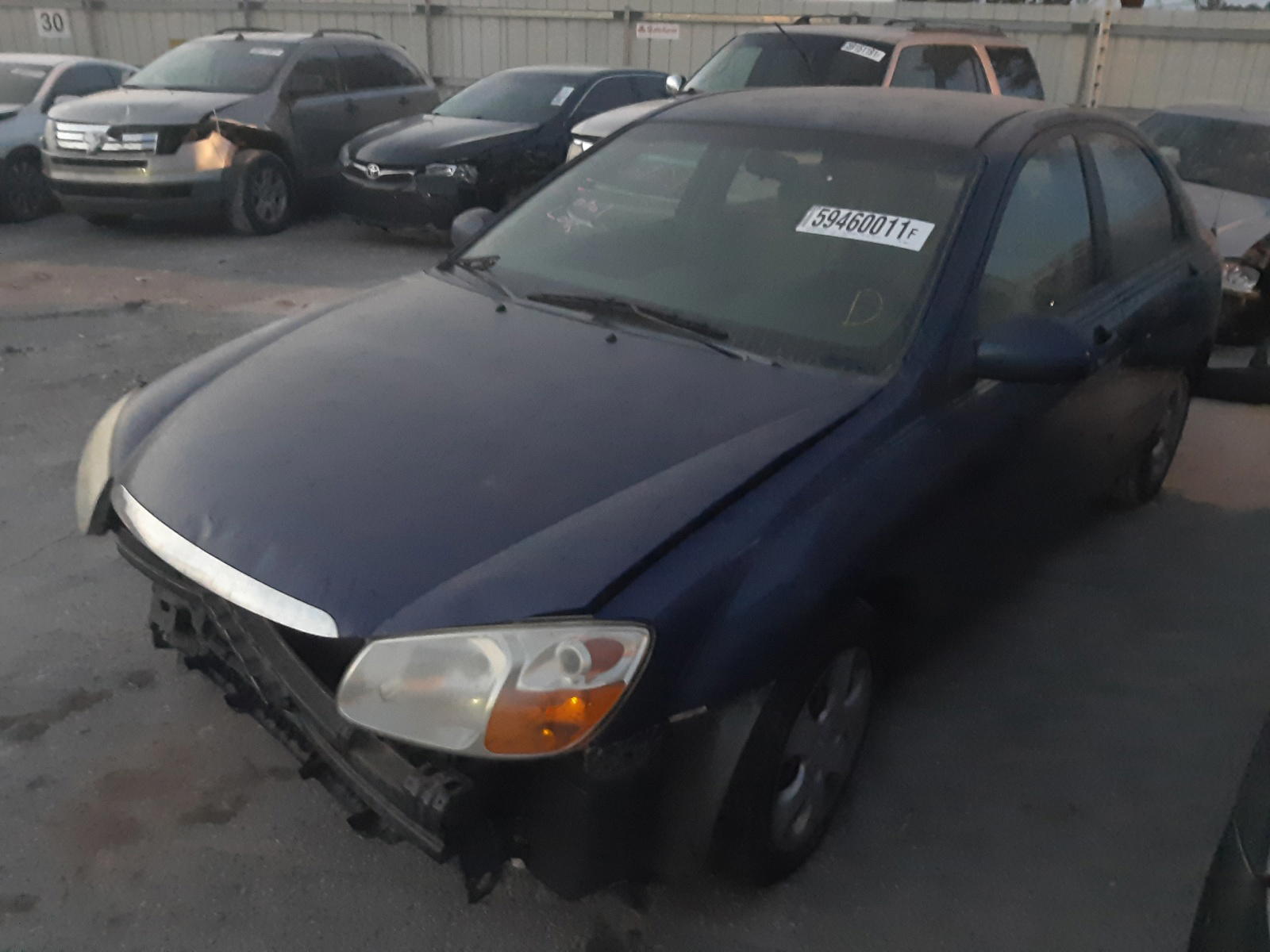 Photo 2 from auction – 2008 KIA SPECTRA EX with VIN KNAFE121685529536