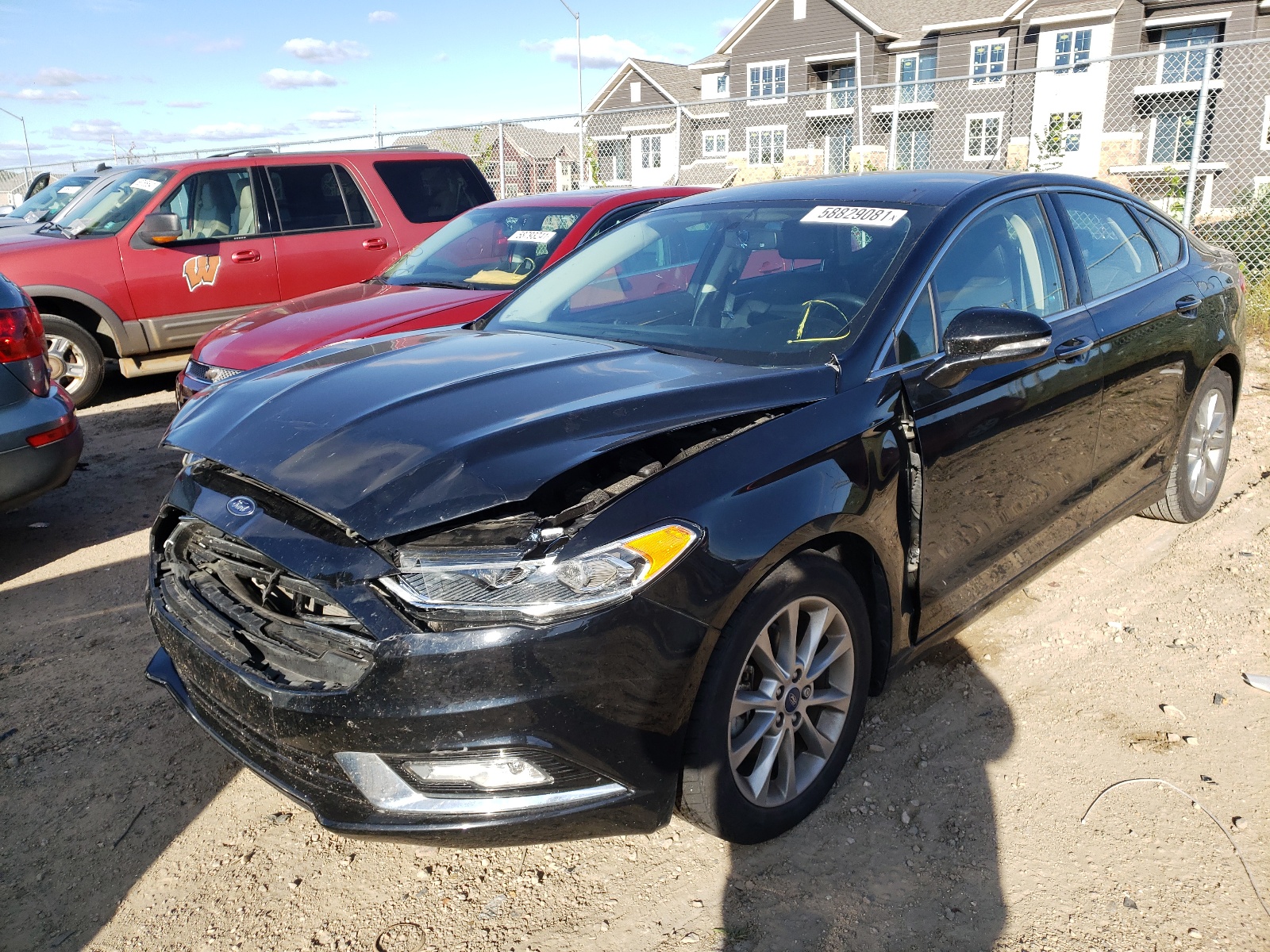 Photo 2 from auction – 2017 FORD FUSION SE with VIN 3FA6P0HD5HR311177