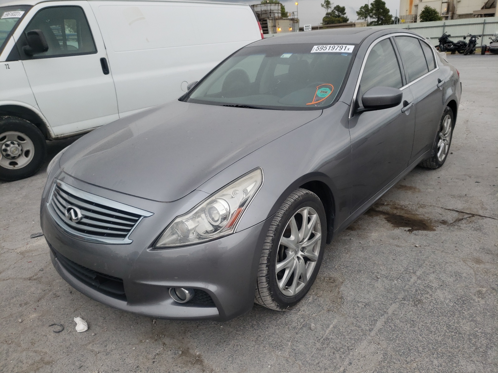 Photo 2 from auction – 2012 INFINITI G37 with VIN JN1CV6AR6CM672904