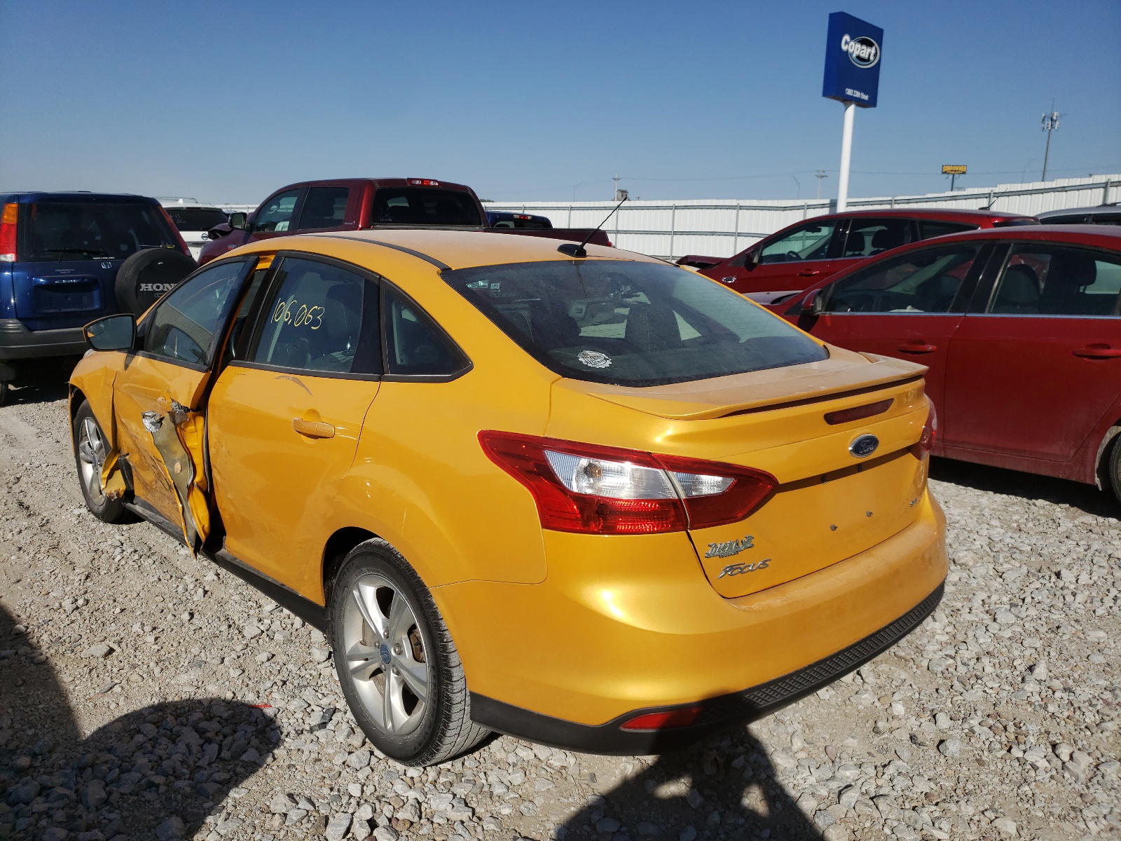 Photo 3 from auction – 2012 FORD FOCUS SE with VIN 1FAHP3F21CL262398