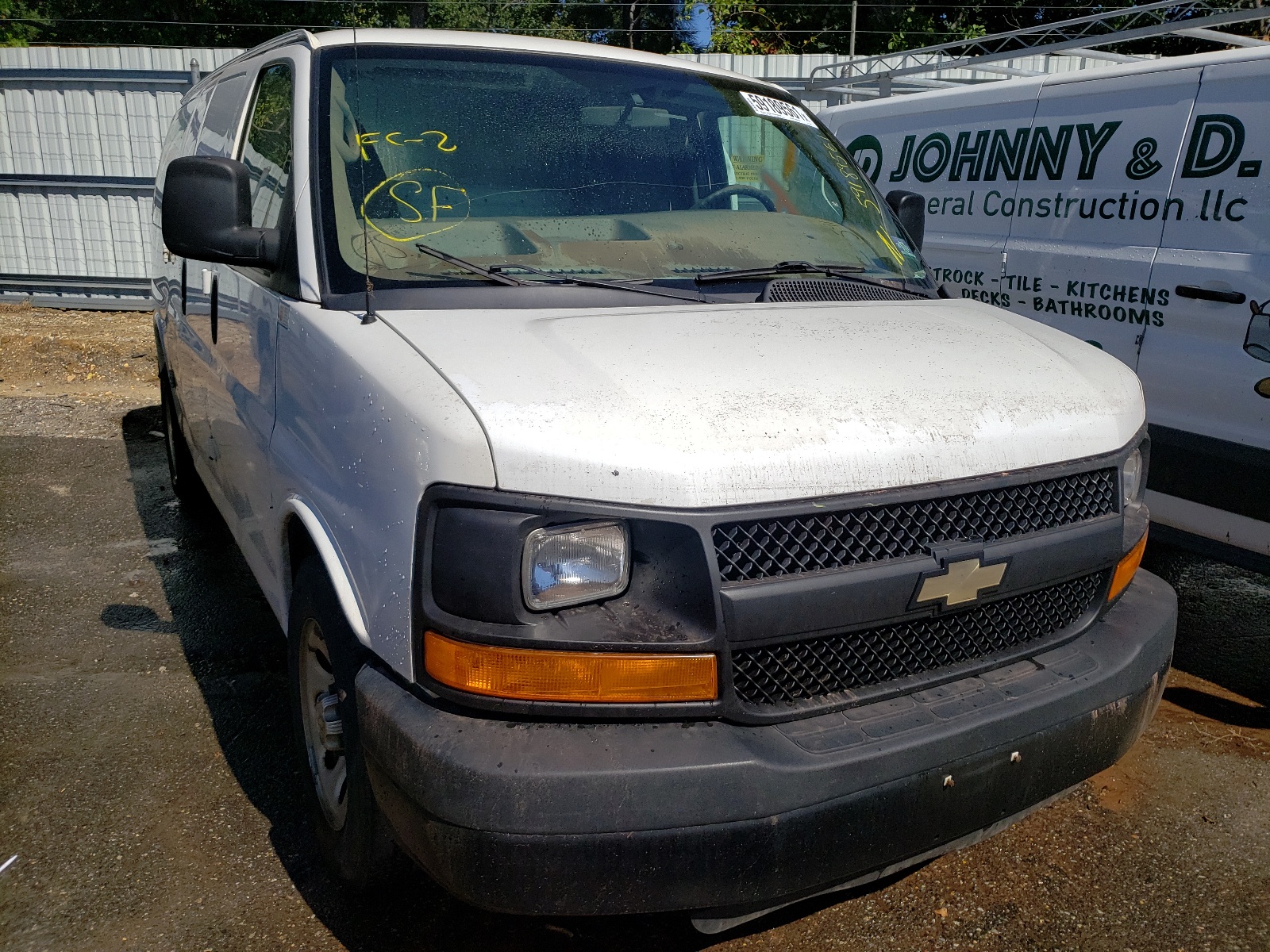 CHEVROLET EXPRESS G1 2012 with VIN 1GCSGAFXXC1182335 - Photo from auction