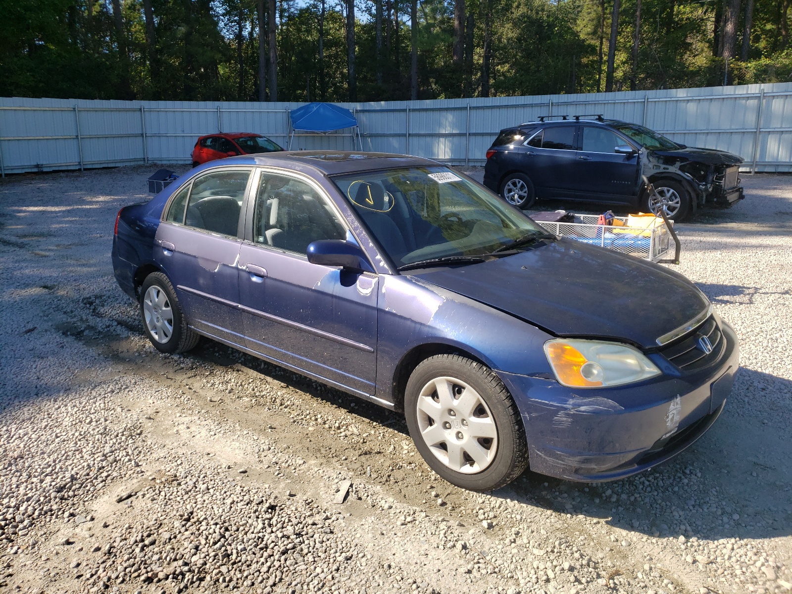 Photo 9 from auction – 2001 HONDA CIVIC EX with VIN 1HGES26771L057295