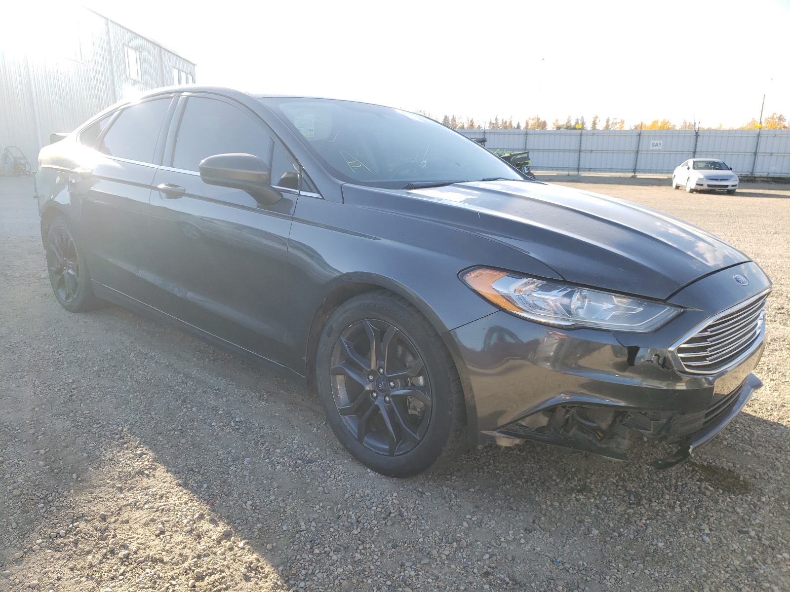 FORD FUSION SE 2018 with VIN 3FA6P0H76JR123185 - Photo from auction