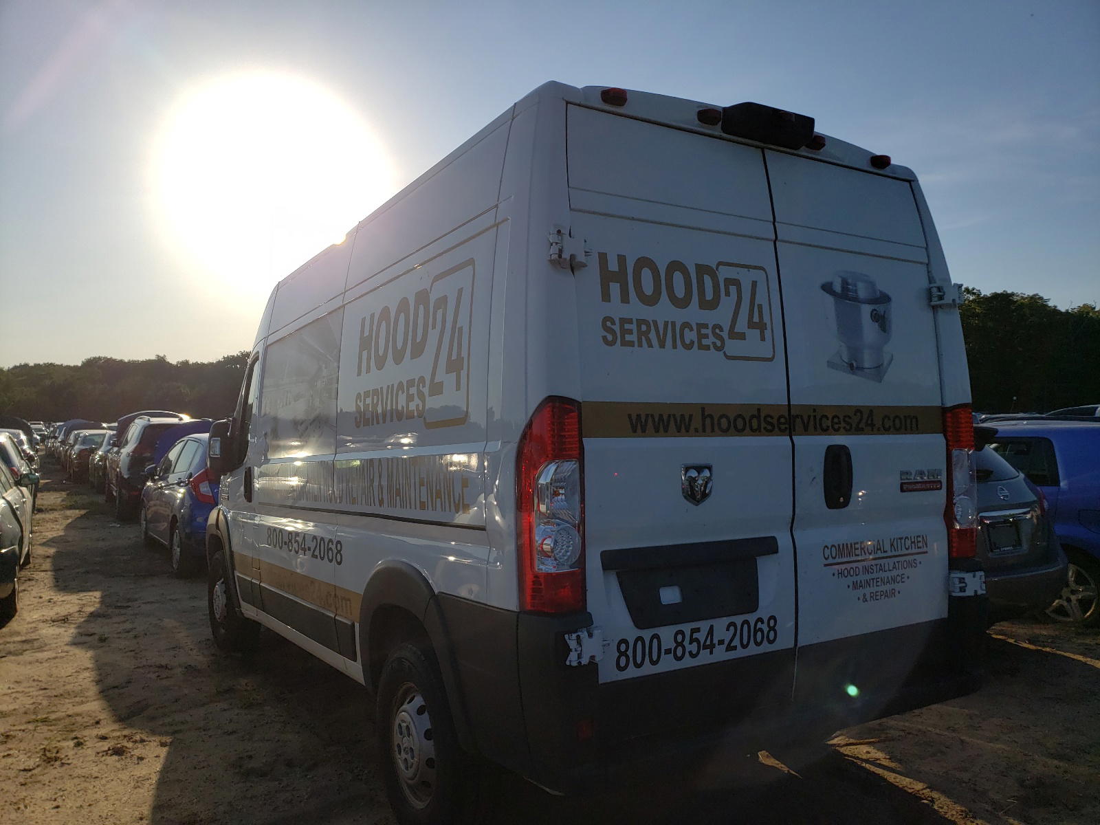 Photo 3 from auction – 2019 RAM PROMASTER with VIN 3C6TRVCG8KE563694