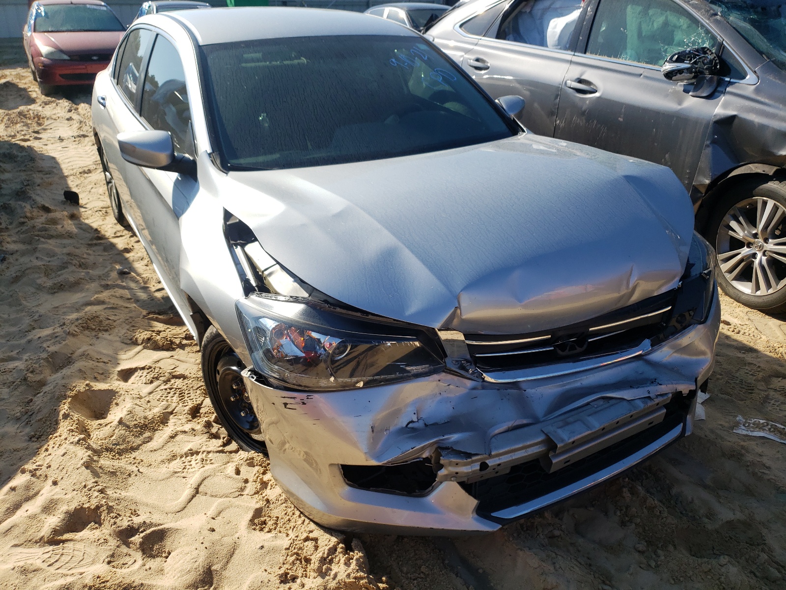 HONDA ACCORD LX 2014 with VIN 1HGCR2F33EA227928 - Photo from auction