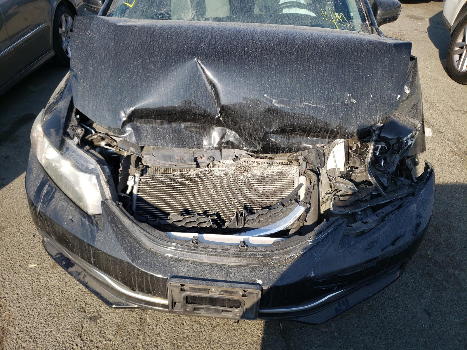 Photo 7 from auction – 2014 HONDA CIVIC LX with VIN 19XFB2F52EE232990