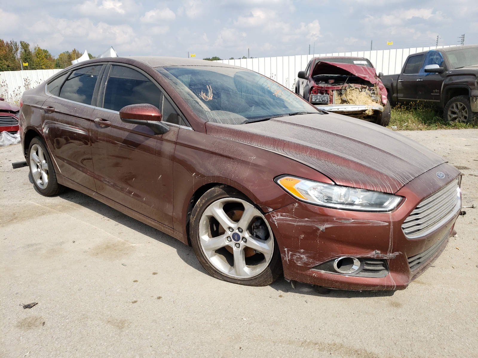 FORD FUSION S 2016 with VIN 3FA6P0G74GR295872 - Photo from auction