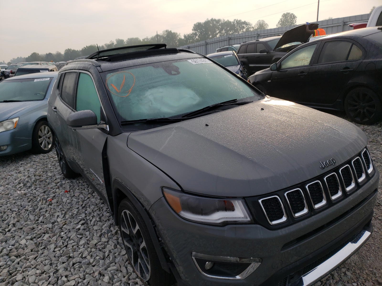 JEEP COMPASS LI 2021 with VIN 3C4NJCCB3MT539125 - Photo from auction