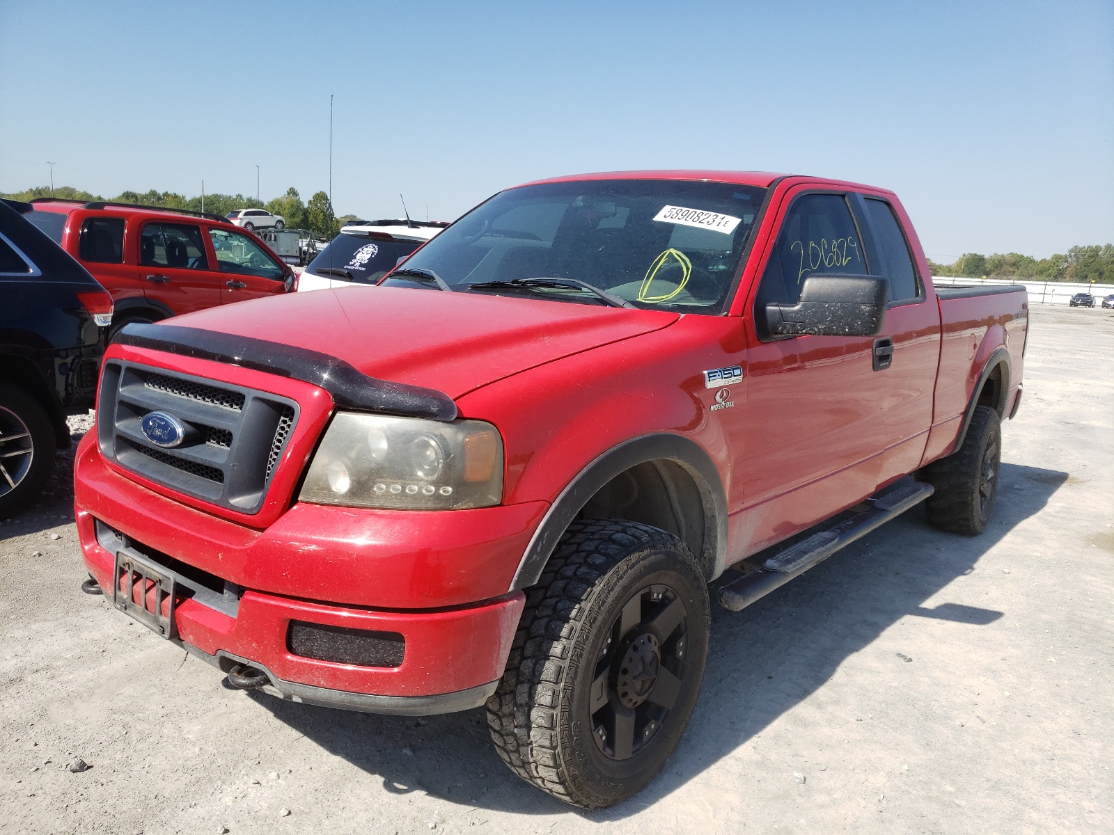 Photo 2 from auction – 2004 FORD F150 with VIN 1FTPX14584NA44973