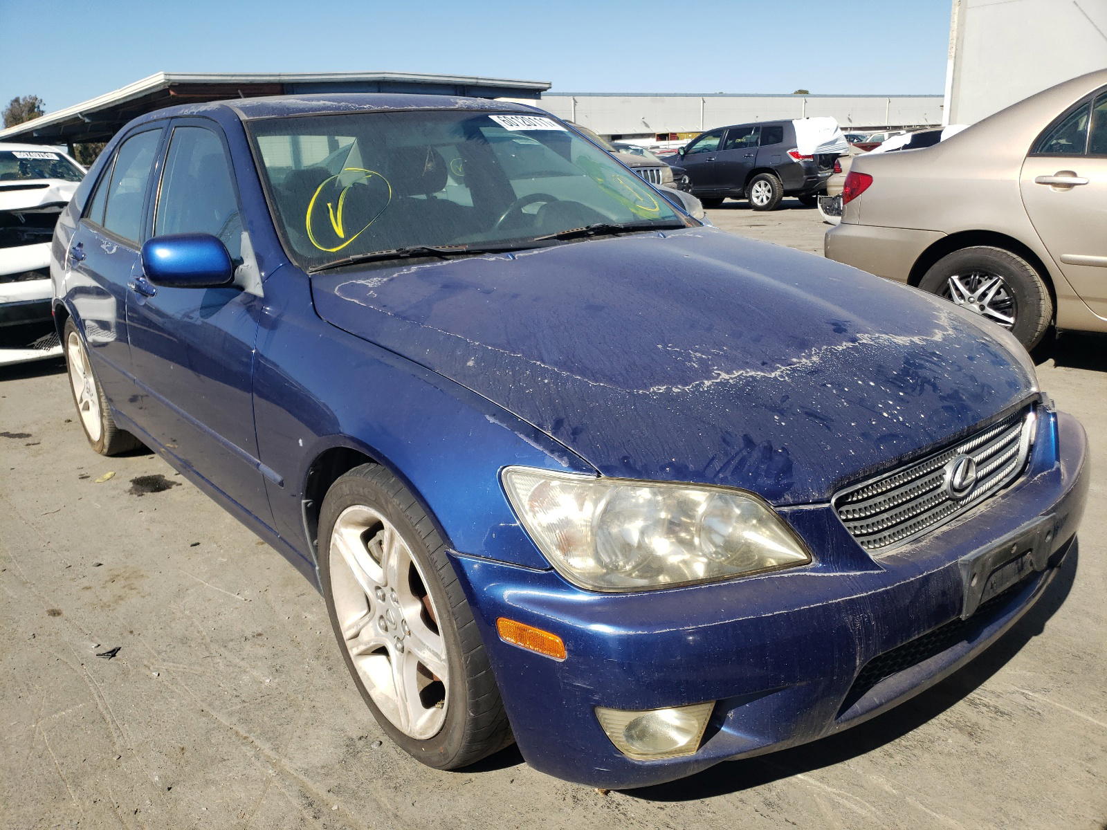 LEXUS IS 300 2001 with VIN JTHBD182810002474 - Photo from auction