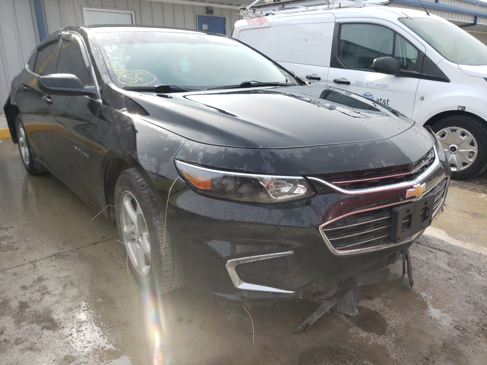 CHEVROLET MALIBU LS 2017 with VIN 1G1ZB5ST5HF284667 - Photo from auction