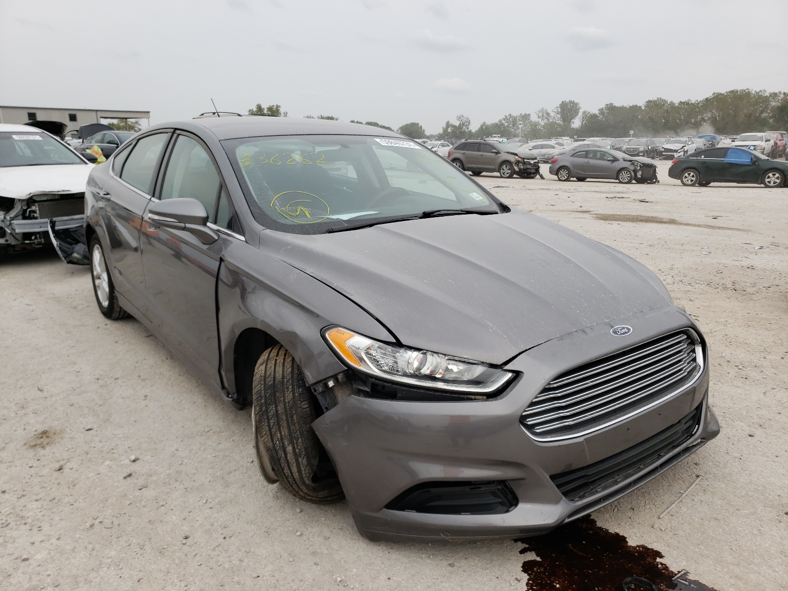 FORD FUSION SE 2014 with VIN 3FA6P0H73ER336262 - Photo from auction