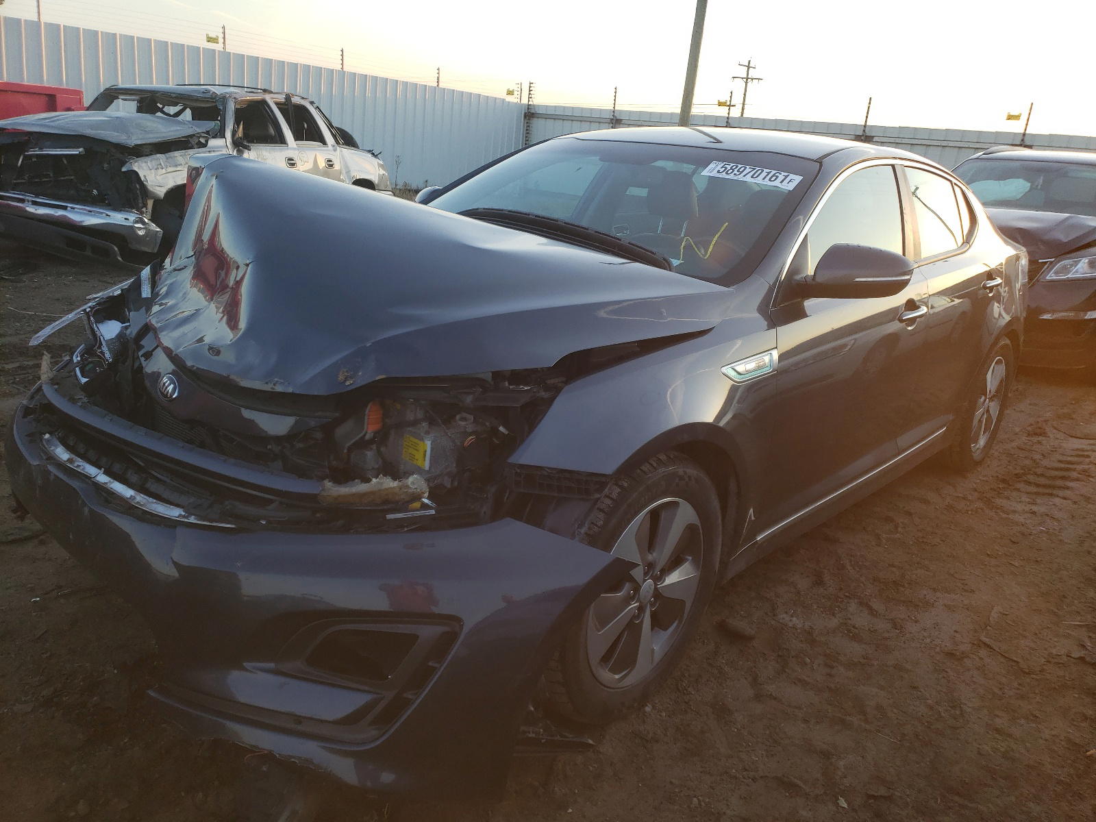 Photo 2 from auction – 2014 KIA OPTIMA HYB with VIN KNAGN4AD1E5075130
