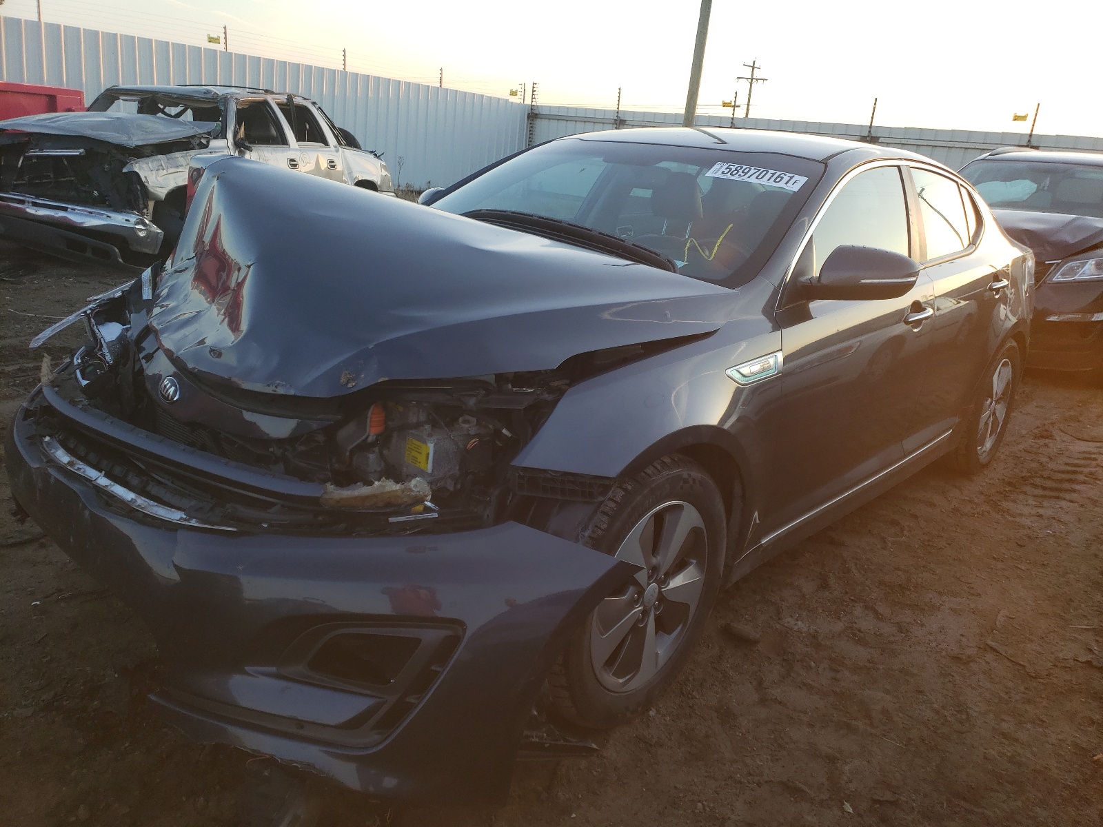 Zdjęcie 2 z aukcji – 2014 KIA OPTIMA HYB z VIN KNAGN4AD1E5075130