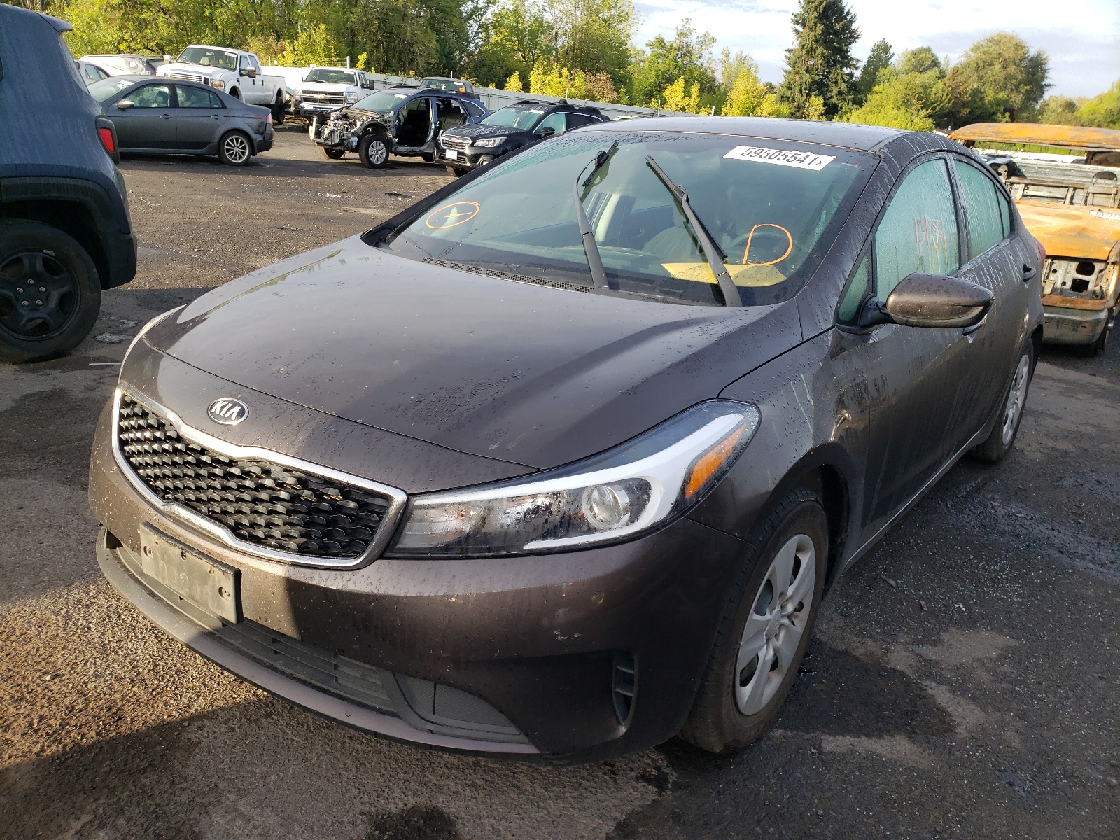 Photo 2 from auction – 2017 KIA FORTE LX with VIN 3KPFL4A79HE107054