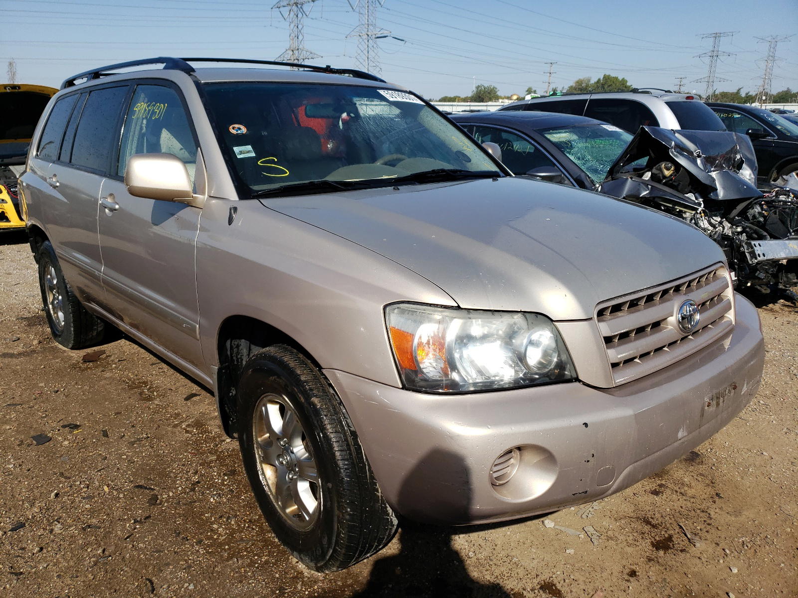 TOYOTA HIGHLANDER 2005 with VIN JTEDP21AX50079387 - Photo from auction