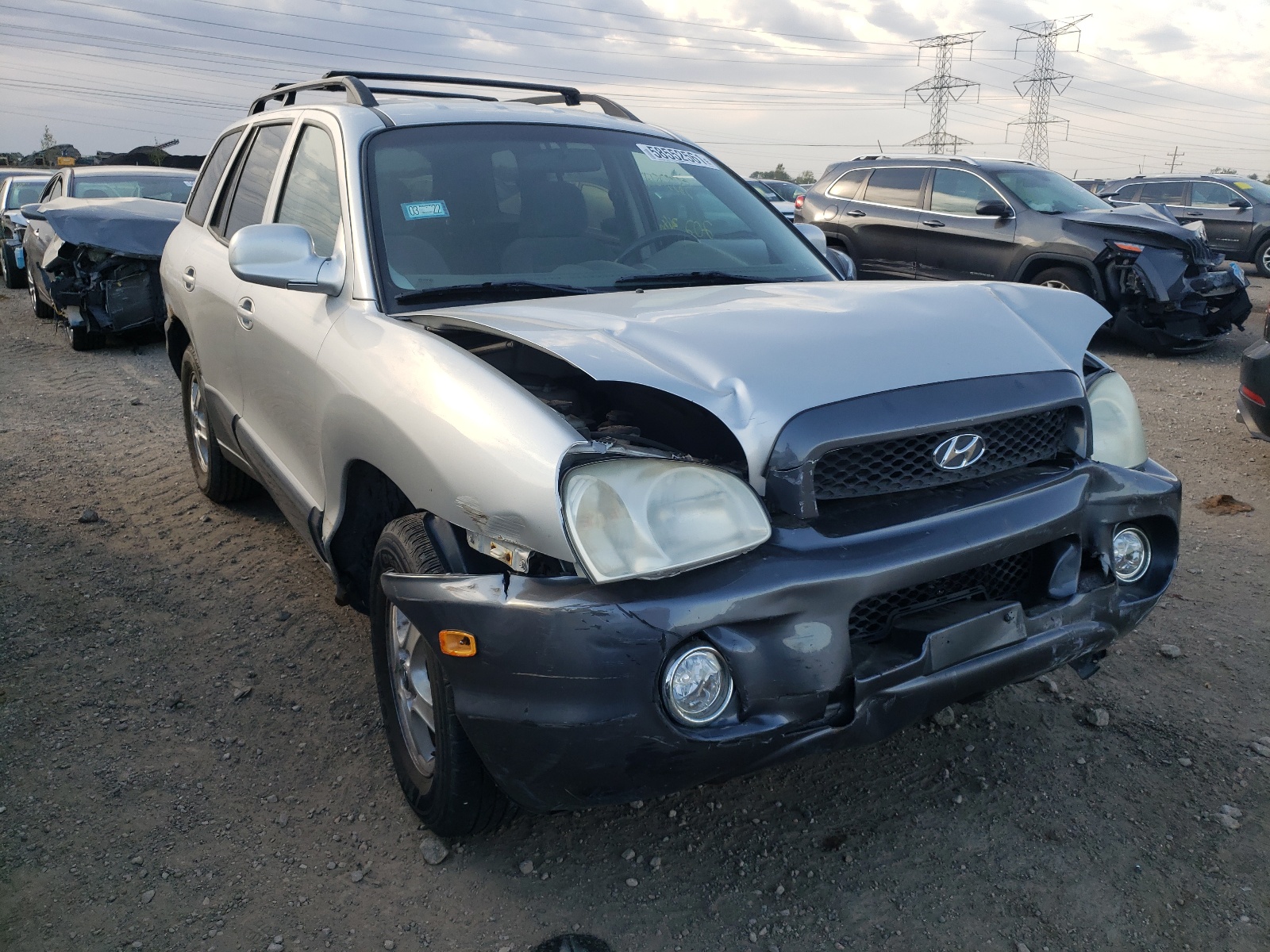 HYUNDAI SANTA FE G 2003 with VIN KM8SC73D13U430734 - Photo from auction